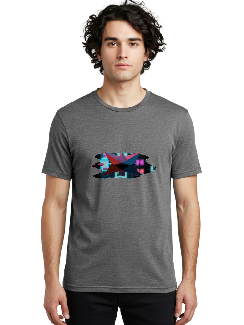 Gemstone-Logo Men'S Graphic Tee, 100% Cotton, Comfortable Casual Summer Wear, Machine Washable, Vintage Camera, Old Camera, Antique Camera, Black Camera, Classic Photography, Photography Equipment, Nostalgic Device, Film Camera, Camera Art Baj478