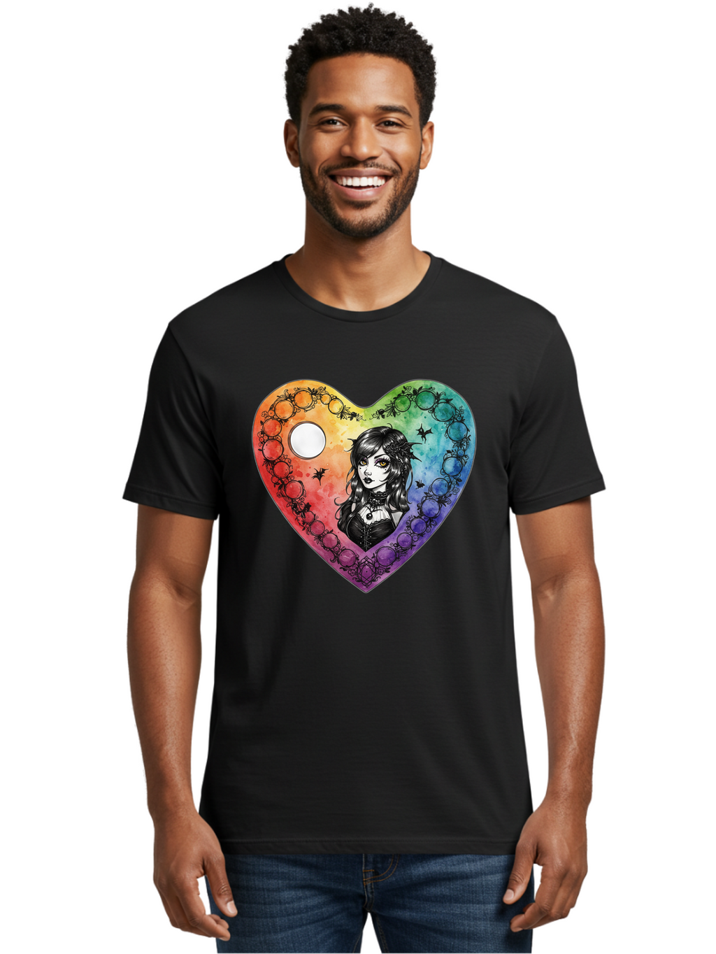 Goth-Girl-Heart Men'S Graphic Tee, 100% Cotton, Comfortable Casual Summer Wear, Machine Washable, Vintage Camera, Old Camera, Antique Camera, Black Camera, Classic Photography, Photography Equipment, Nostalgic Device, Film Camera, Camera Art Baj482