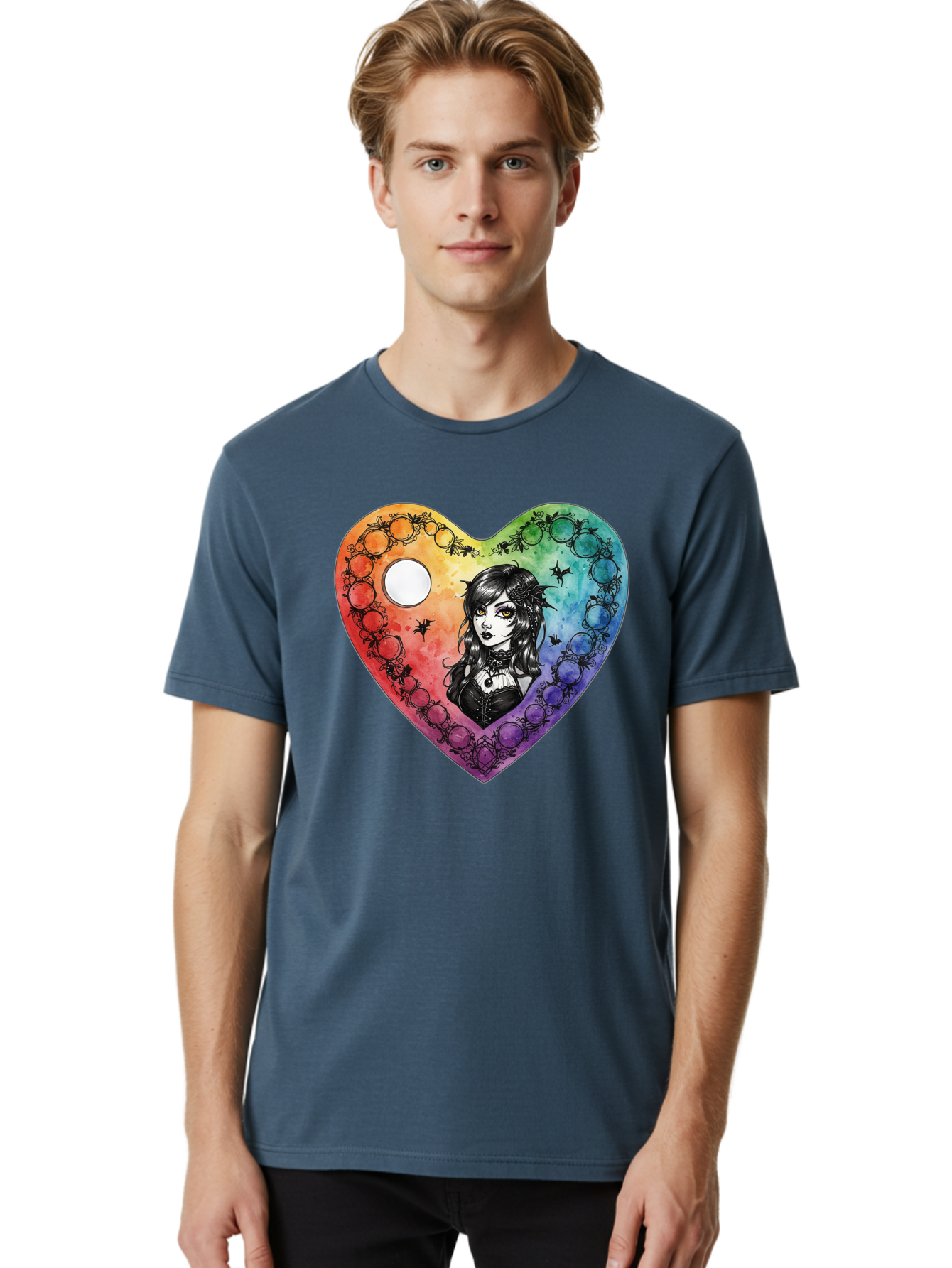 Goth-Girl-Heart Men'S Graphic Tee, 100% Cotton, Comfortable Casual Summer Wear, Machine Washable, Vintage Camera, Old Camera, Antique Camera, Black Camera, Classic Photography, Photography Equipment, Nostalgic Device, Film Camera, Camera Art Baj482