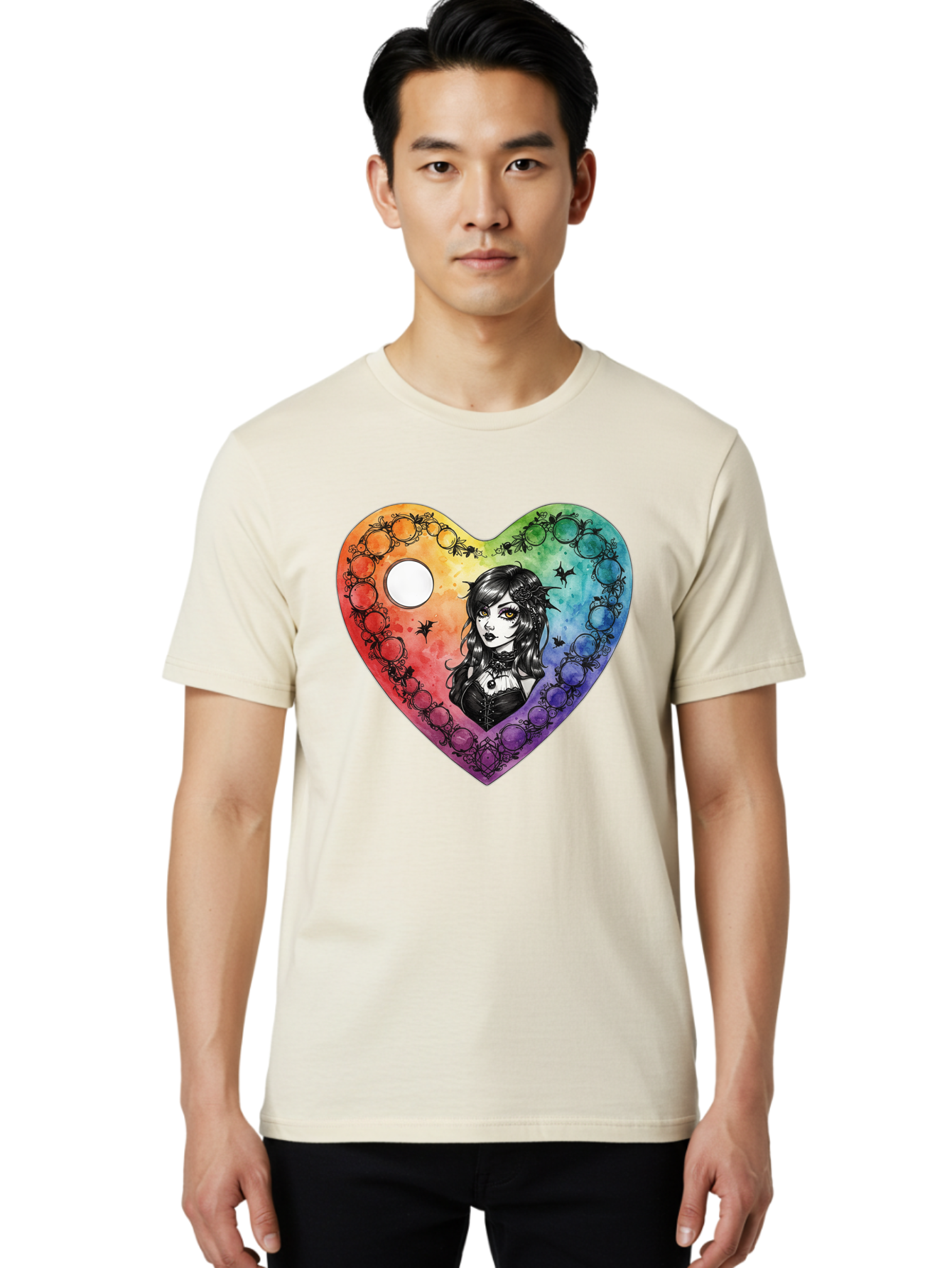 Goth-Girl-Heart Men'S Graphic Tee, 100% Cotton, Comfortable Casual Summer Wear, Machine Washable, Vintage Camera, Old Camera, Antique Camera, Black Camera, Classic Photography, Photography Equipment, Nostalgic Device, Film Camera, Camera Art Baj482