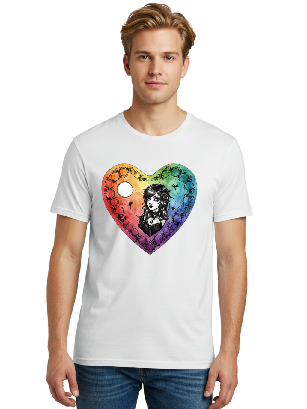 Goth-Girl-Heart Men'S Graphic Tee, 100% Cotton, Comfortable Casual Summer Wear, Machine Washable, Vintage Camera, Old Camera, Antique Camera, Black Camera, Classic Photography, Photography Equipment, Nostalgic Device, Film Camera, Camera Art Baj482