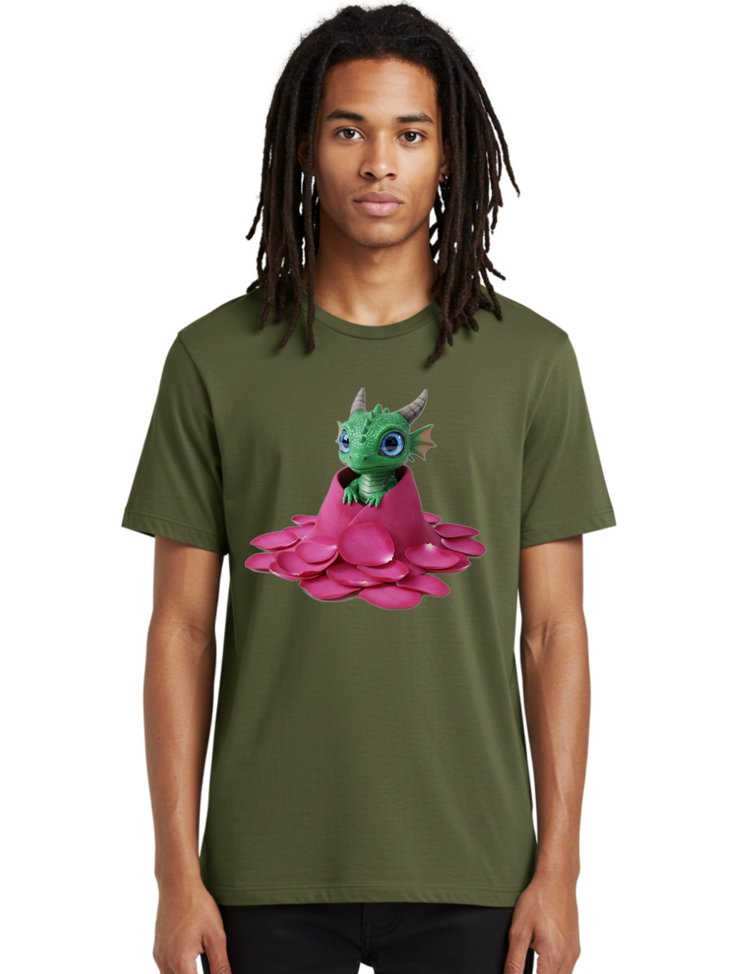 Green-Dragon-Hatching Men'S Graphic Tee, 100% Cotton, Comfortable Casual Summer Wear, Machine Washable, Vintage Camera, Old Camera, Antique Camera, Black Camera, Classic Photography, Photography Equipment, Nostalgic Device, Film Camera, Baj485