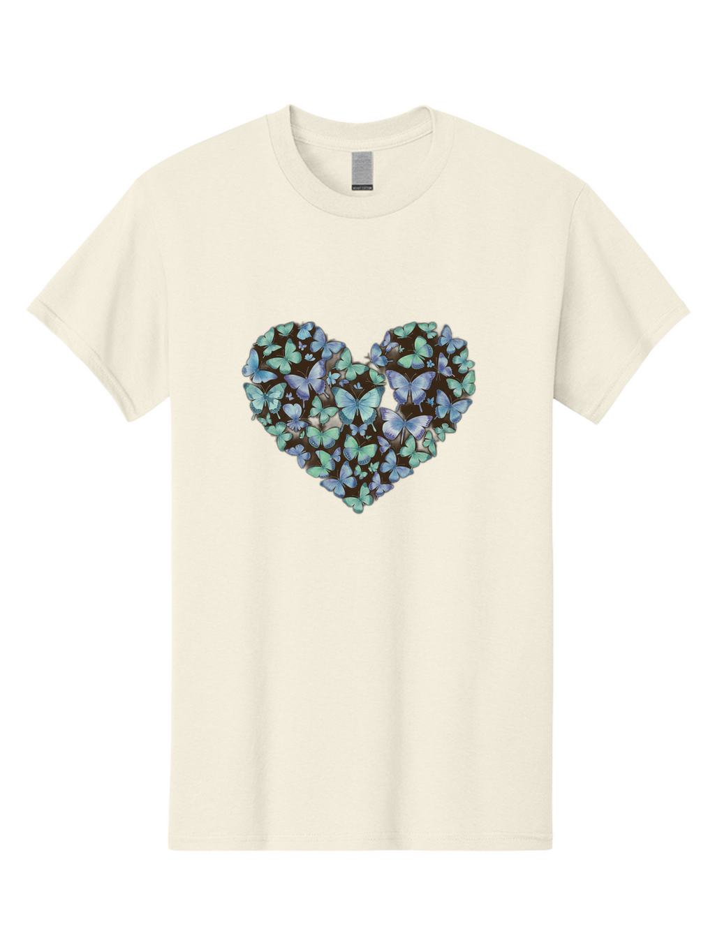 Heart-Of-Butterflies-1 Men'S Graphic Tee, 100% Cotton, Comfortable Casual Summer Wear, Machine Washable, Vintage Camera, Old Camera, Antique Camera, Black Camera, Classic Photography, Photography Equipment, Nostalgic Device, Film Camera, Baj488
