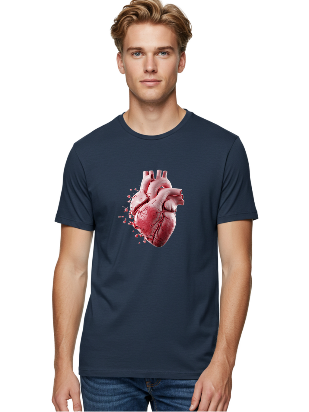 Human-Heart Men'S Graphic Tee, 100% Cotton, Comfortable Casual Summer Wear, Machine Washable, Vintage Camera, Old Camera, Antique Camera, Black Camera, Classic Photography, Photography Equipment, Nostalgic Device, Film Camera, Camera Art Baj498