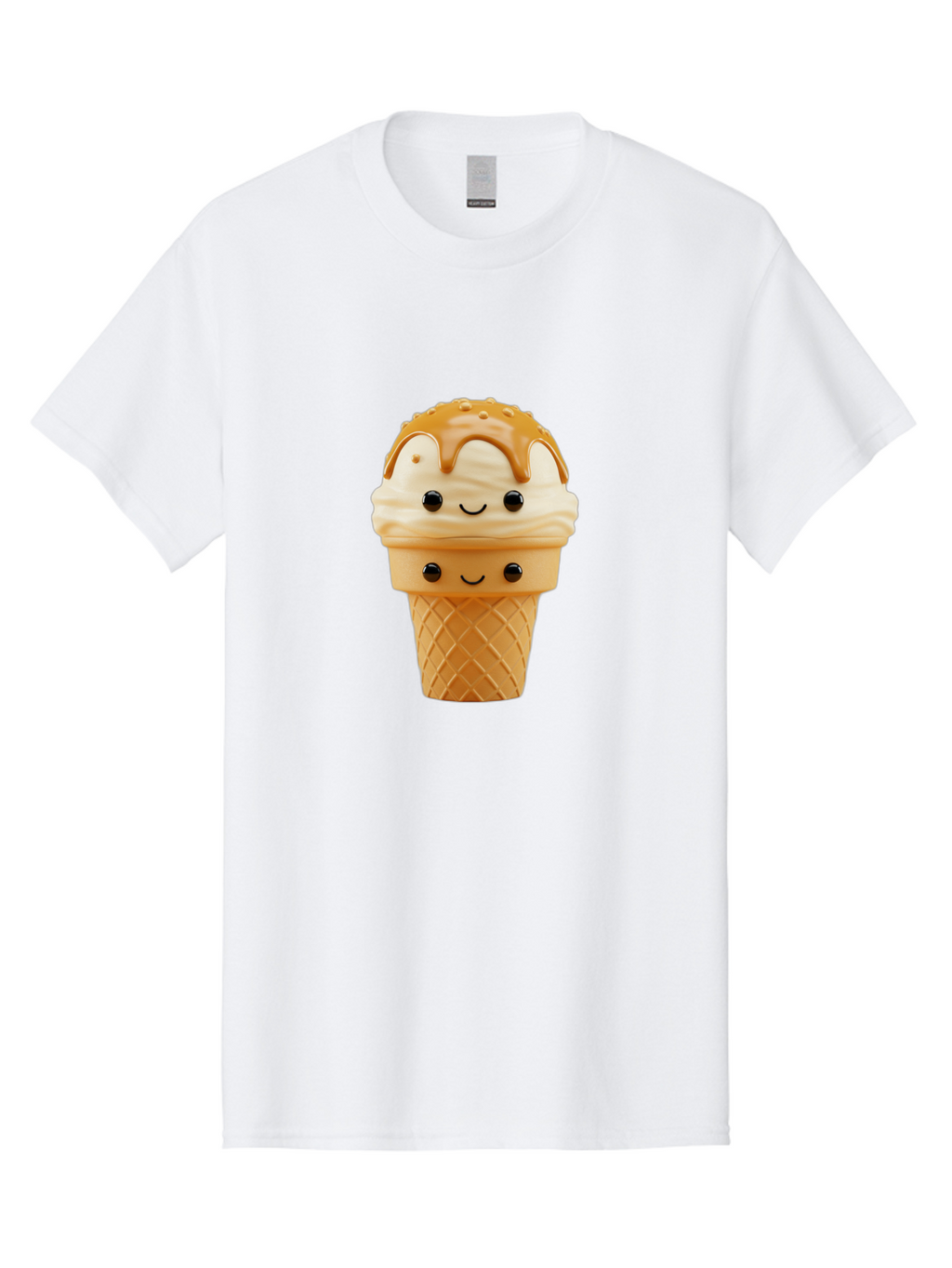 Ice-Cream-Cone-Character Men'S Graphic Tee, 100% Cotton, Comfortable Casual Summer Wear, Machine Washable, Vintage Camera, Old Camera, Antique Camera, Black Camera, Classic Photography, Photography Equipment, Nostalgic Device, Film Camera, Baj502