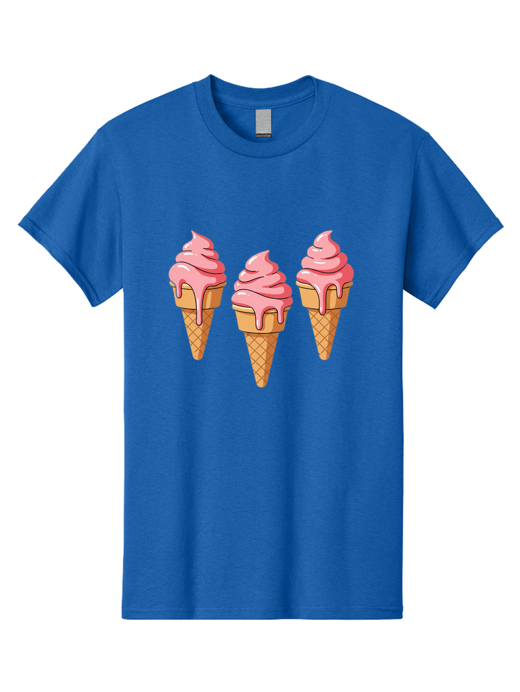 Ice-Cream-Cones-1 Men'S Graphic Tee, 100% Cotton, Comfortable Casual Summer Wear, Machine Washable, Vintage Camera, Old Camera, Antique Camera, Black Camera, Classic Photography, Photography Equipment, Nostalgic Device, Film Camera, Camera Art Baj504