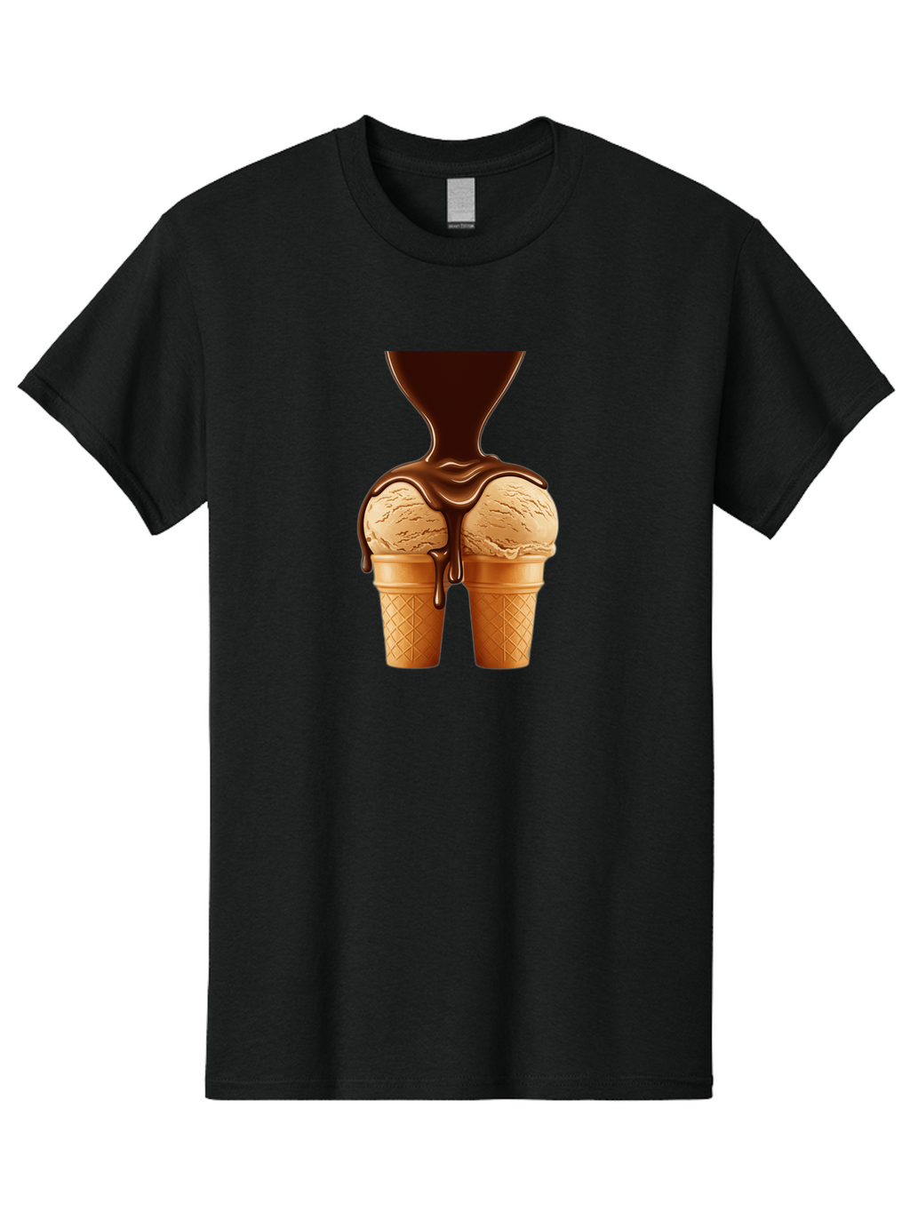 Ice-Cream-Cones-3 Men'S Graphic Tee, 100% Cotton, Comfortable Casual Summer Wear, Machine Washable, Vintage Camera, Old Camera, Antique Camera, Black Camera, Classic Photography, Photography Equipment, Nostalgic Device, Film Camera, Camera Art Baj506