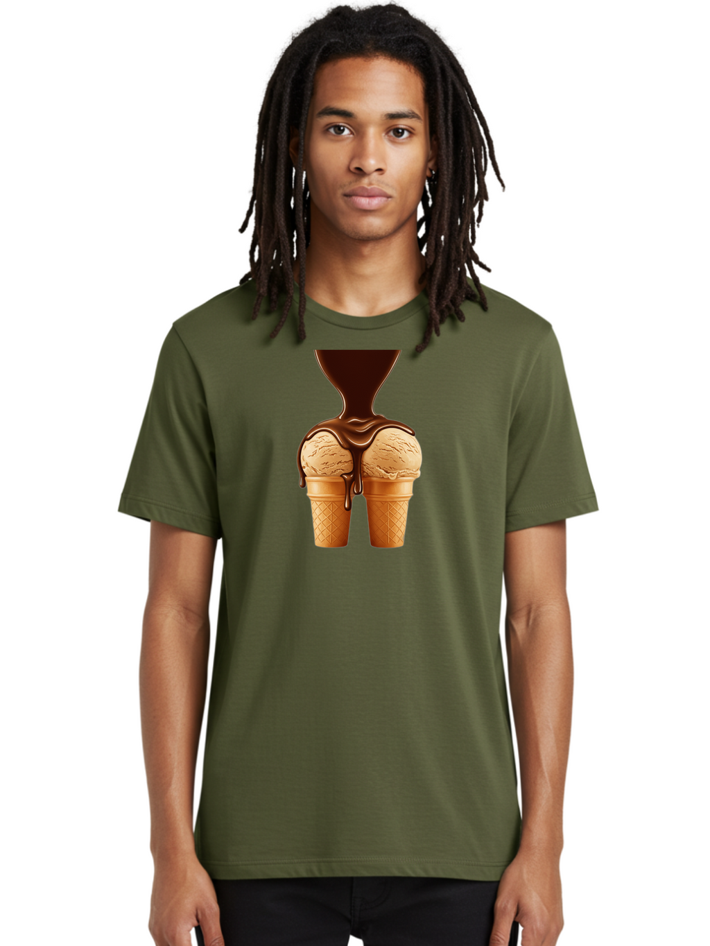 Ice-Cream-Cones-3 Men'S Graphic Tee, 100% Cotton, Comfortable Casual Summer Wear, Machine Washable, Vintage Camera, Old Camera, Antique Camera, Black Camera, Classic Photography, Photography Equipment, Nostalgic Device, Film Camera, Camera Art Baj506