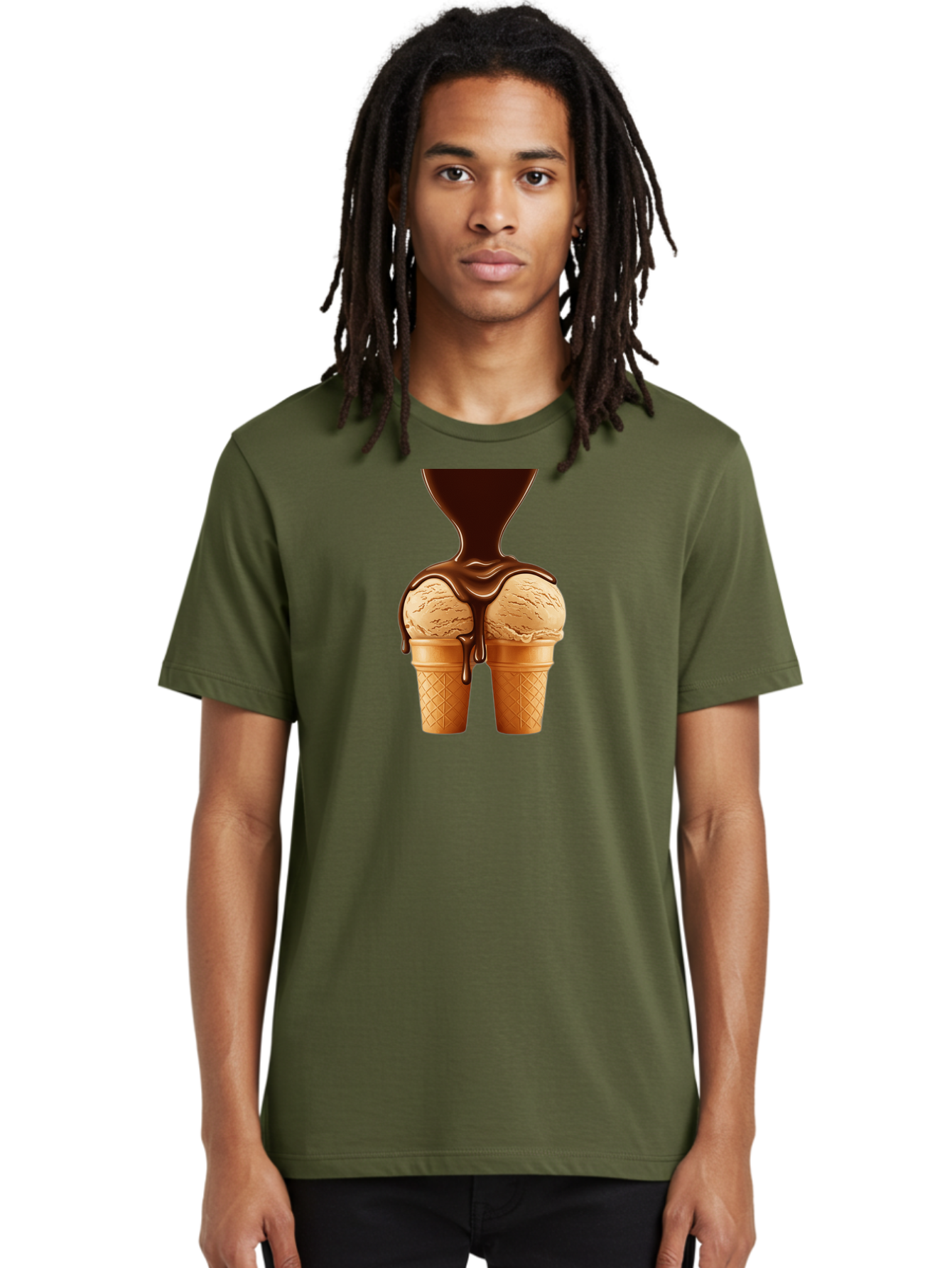 Ice-Cream-Cones-3 Men'S Graphic Tee, 100% Cotton, Comfortable Casual Summer Wear, Machine Washable, Vintage Camera, Old Camera, Antique Camera, Black Camera, Classic Photography, Photography Equipment, Nostalgic Device, Film Camera, Camera Art Baj506