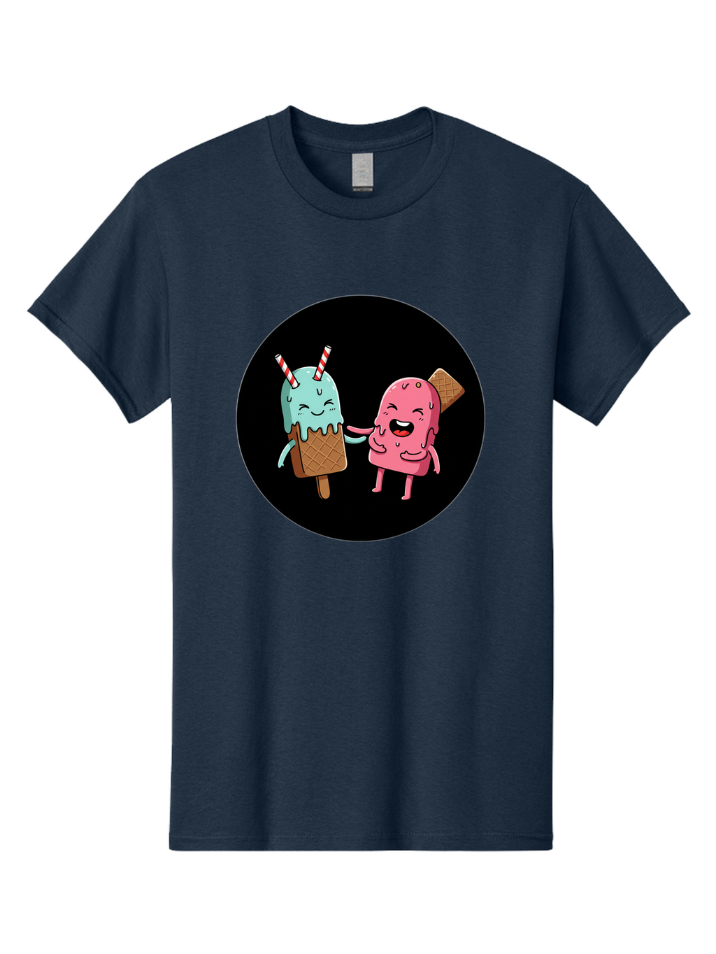 Ice-Cream-Friends Men'S Graphic Tee, 100% Cotton, Comfortable Casual Summer Wear, Machine Washable, Vintage Camera, Old Camera, Antique Camera, Black Camera, Classic Photography, Photography Equipment, Nostalgic Device, Film Camera, Camera Art Baj509