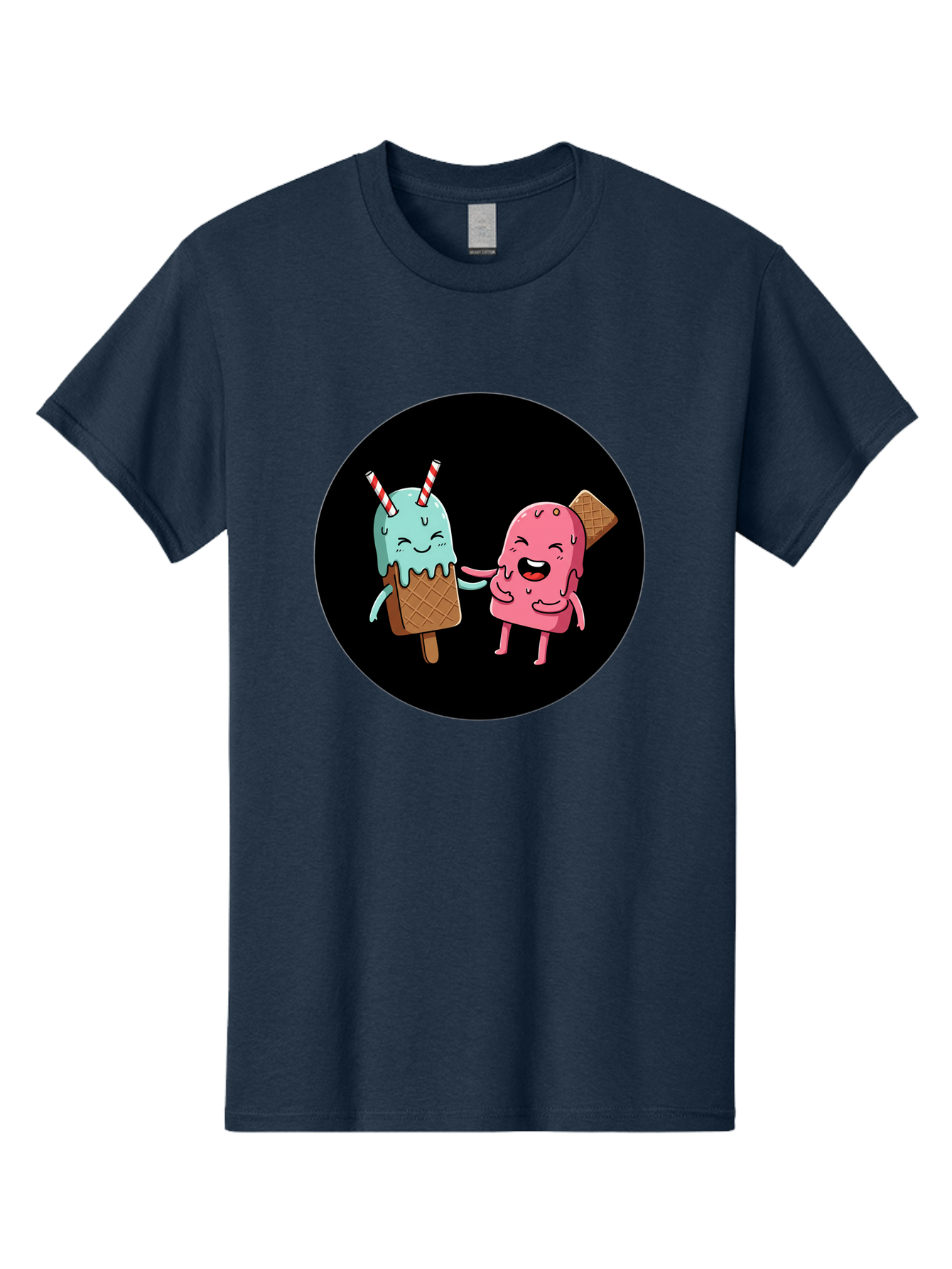 Ice-Cream-Friends Men'S Graphic Tee, 100% Cotton, Comfortable Casual Summer Wear, Machine Washable, Vintage Camera, Old Camera, Antique Camera, Black Camera, Classic Photography, Photography Equipment, Nostalgic Device, Film Camera, Camera Art Baj509