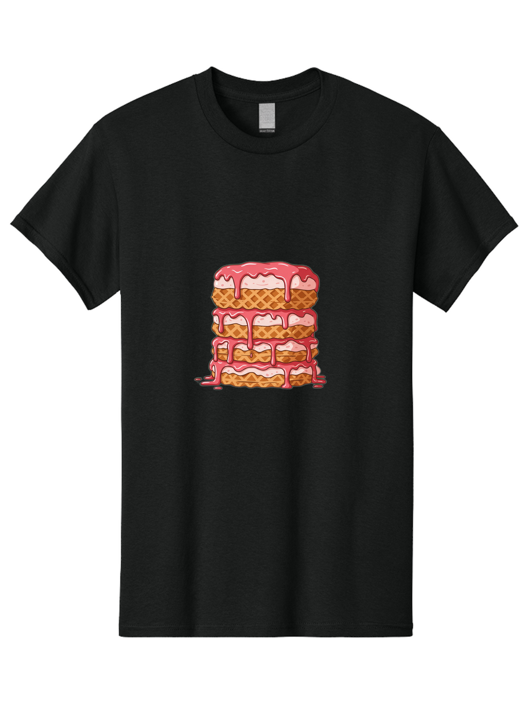 Ice-Cream-Waffle-Sandwich Men'S Graphic Tee, 100% Cotton, Comfortable Casual Summer Wear, Machine Washable, Vintage Camera, Old Camera, Antique Camera, Black Camera, Classic Photography, Photography Equipment, Nostalgic Device, Film Camera, Baj511
