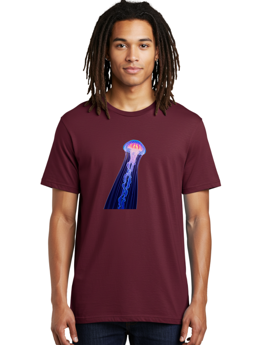 Jellyfish-4 Men'S Graphic Tee, 100% Cotton, Comfortable Casual Summer Wear, Machine Washable, Vintage Camera, Old Camera, Antique Camera, Black Camera, Classic Photography, Photography Equipment, Nostalgic Device, Film Camera, Camera Art Baj517