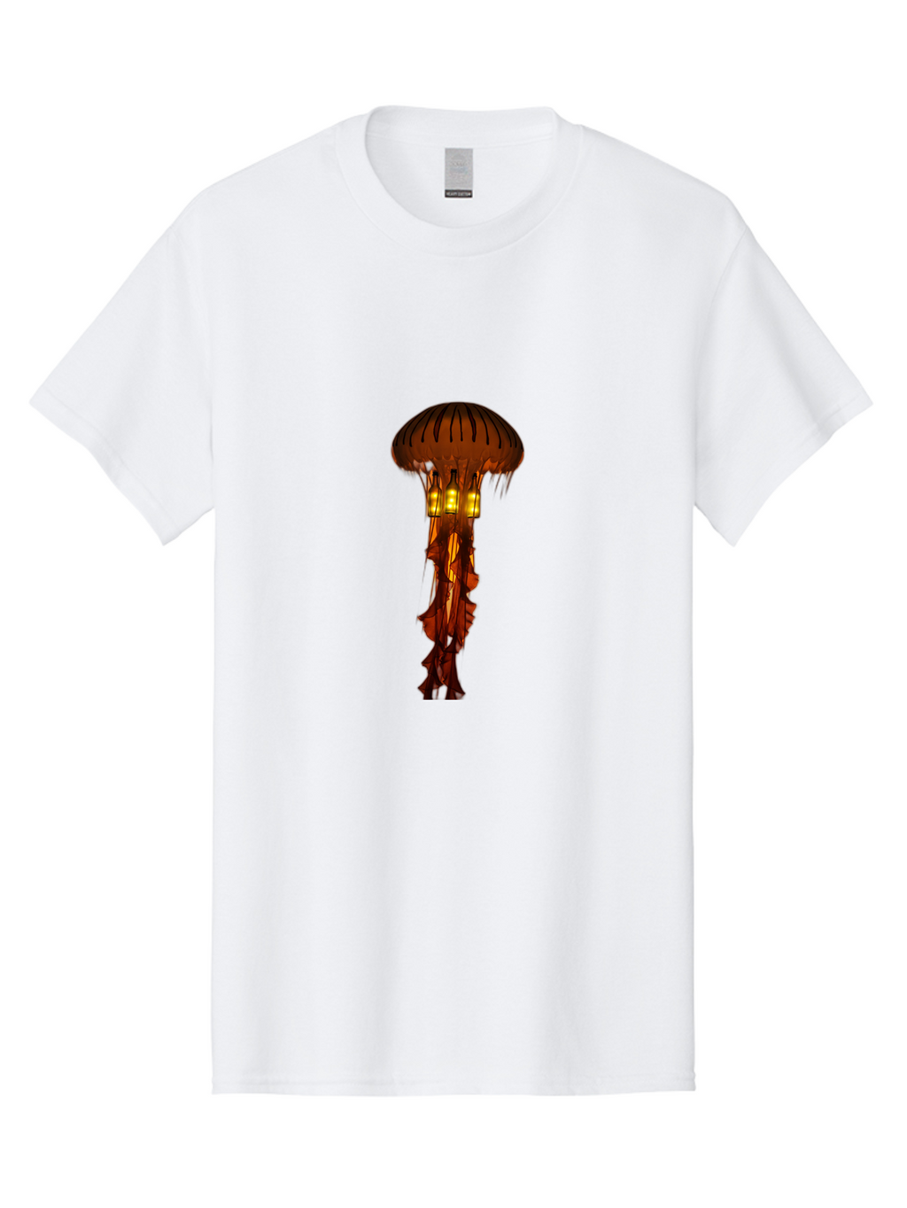 Jellyfish-Lantern Men'S Graphic Tee, 100% Cotton, Comfortable Casual Summer Wear, Machine Washable, Vintage Camera, Old Camera, Antique Camera, Black Camera, Classic Photography, Photography Equipment, Nostalgic Device, Film Camera, Camera Art Baj525