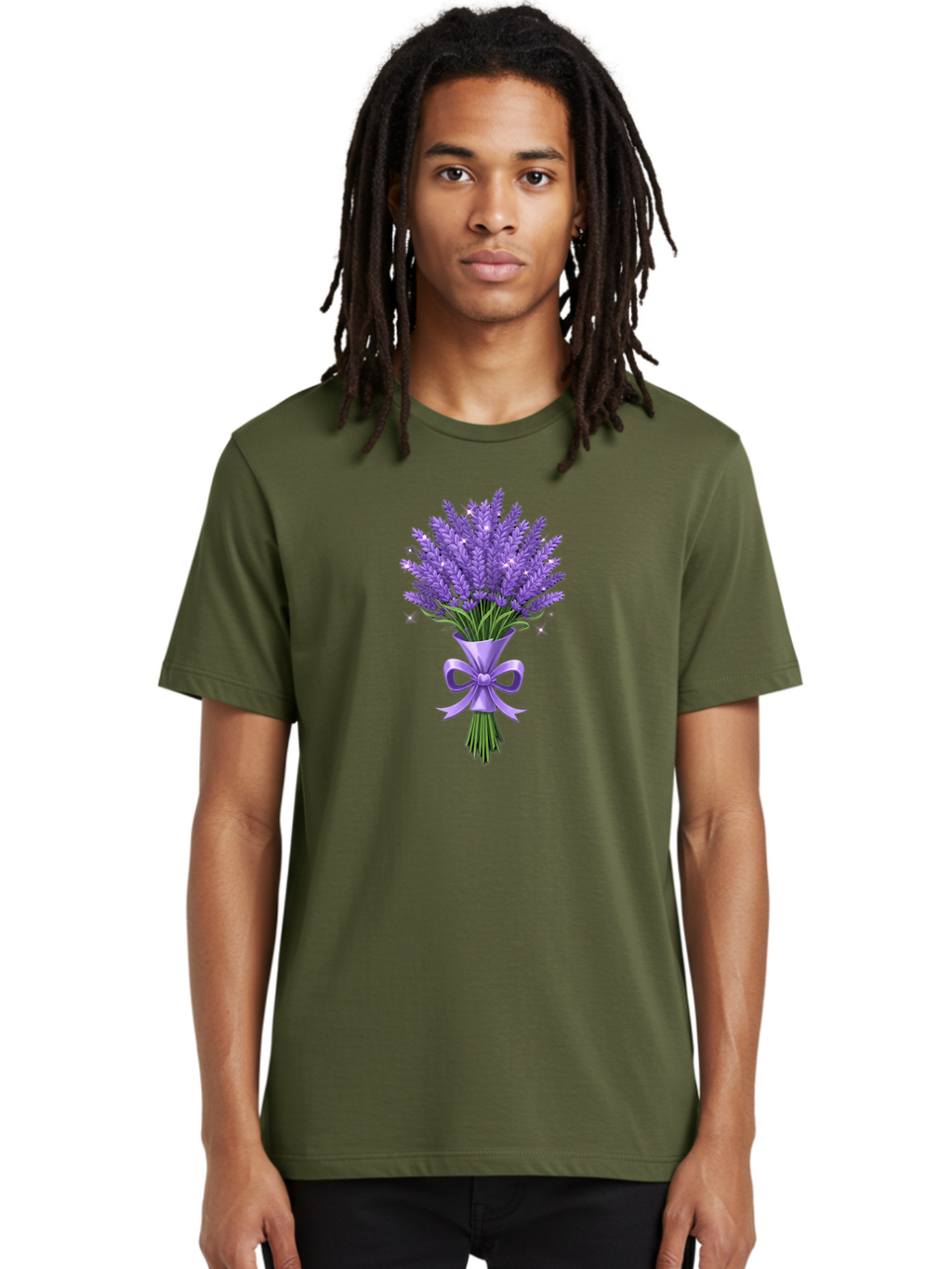 Lavender-Bouquet-1 Men'S Graphic Tee, 100% Cotton, Comfortable Casual Summer Wear, Machine Washable, Vintage Camera, Old Camera, Antique Camera, Black Camera, Classic Photography, Photography Equipment, Nostalgic Device, Film Camera, Baj534