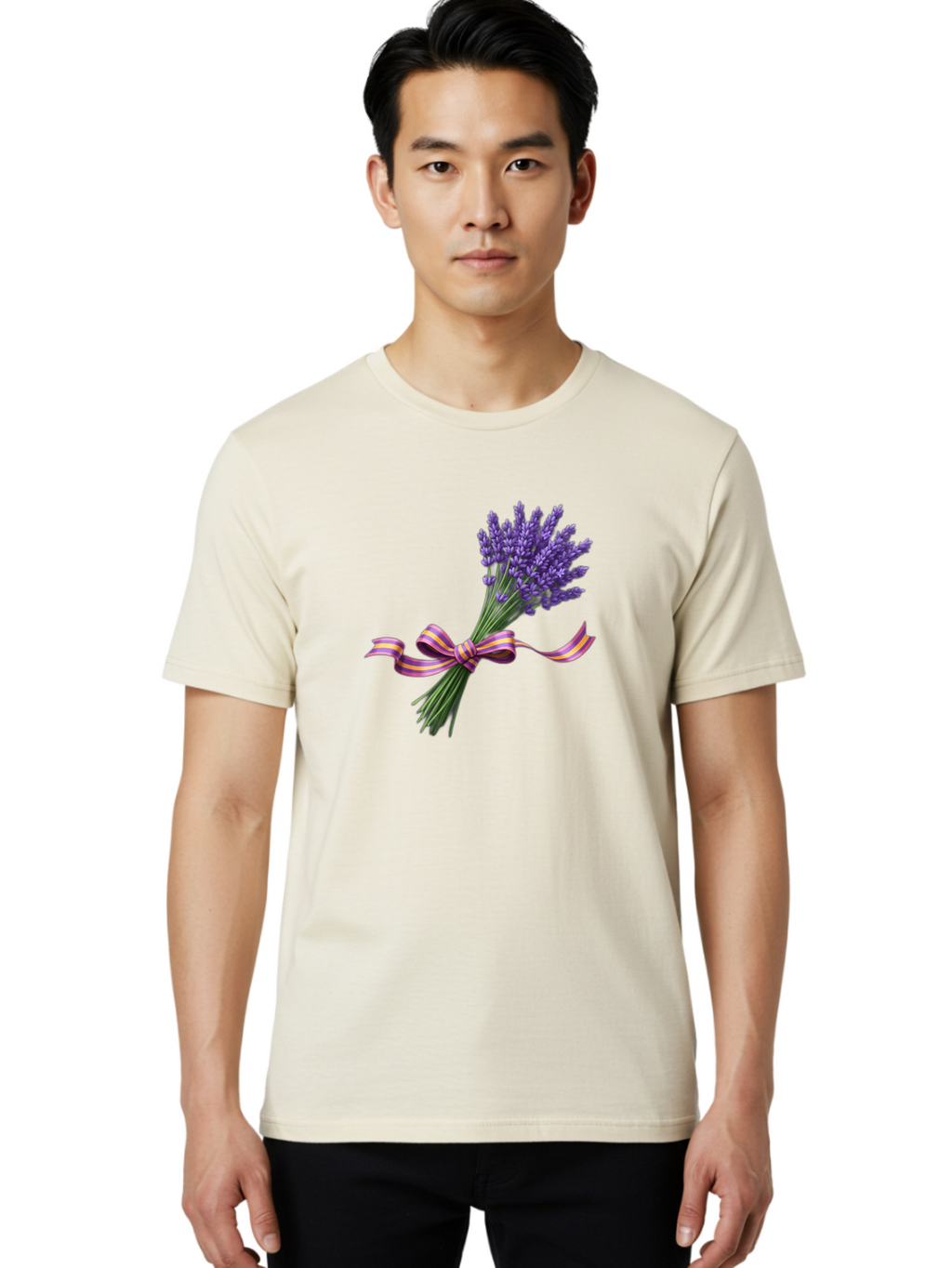 Lavender-Bouquet-12 Men'S Graphic Tee, 100% Cotton, Comfortable Casual Summer Wear, Machine Washable, Vintage Camera, Old Camera, Antique Camera, Black Camera, Classic Photography, Photography Equipment, Nostalgic Device, Film Camera, Baj537