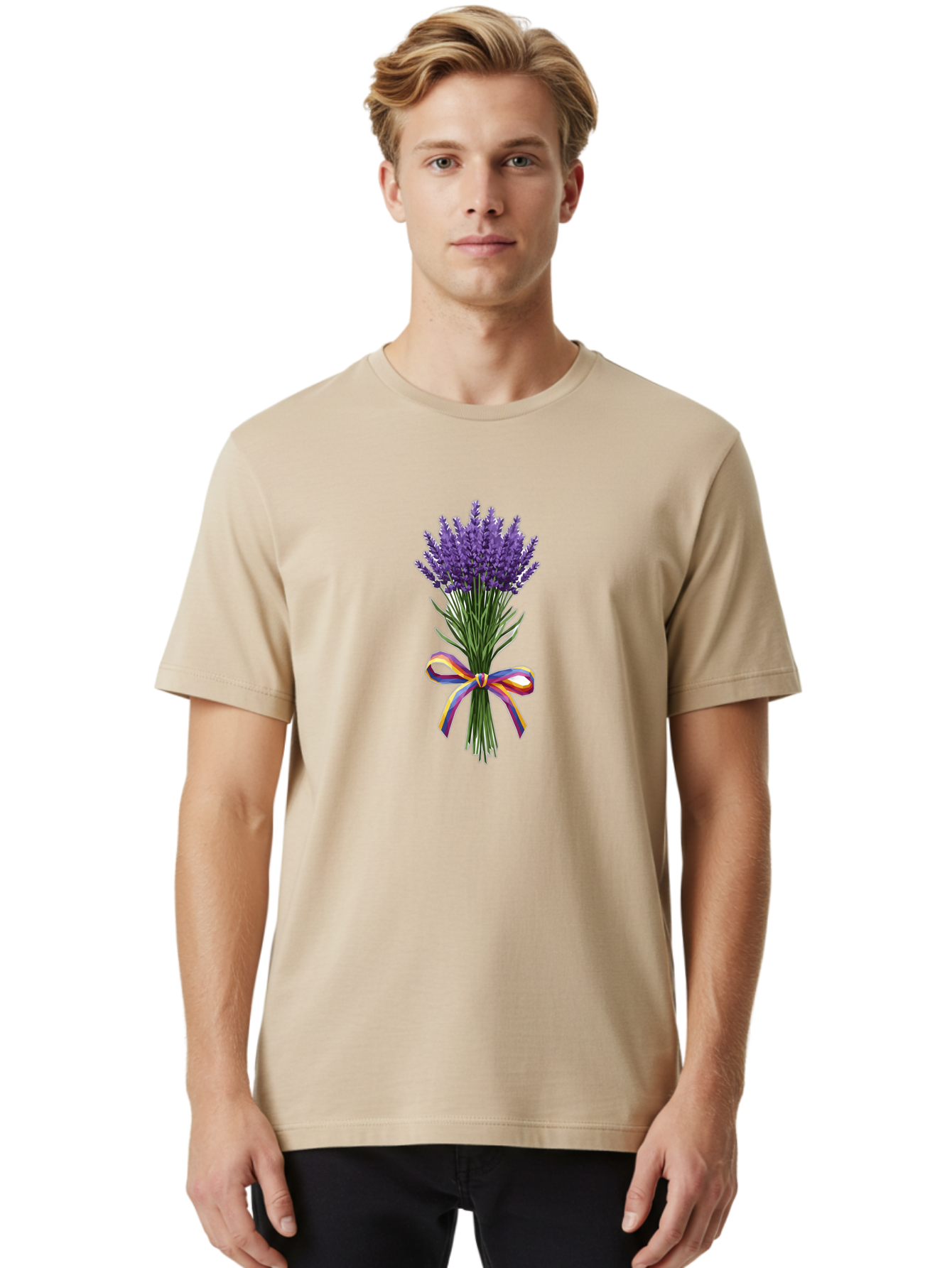 Lavender-Bouquet-13 Men'S Graphic Tee, 100% Cotton, Comfortable Casual Summer Wear, Machine Washable, Vintage Camera, Old Camera, Antique Camera, Black Camera, Classic Photography, Photography Equipment, Nostalgic Device, Film Camera, Baj538