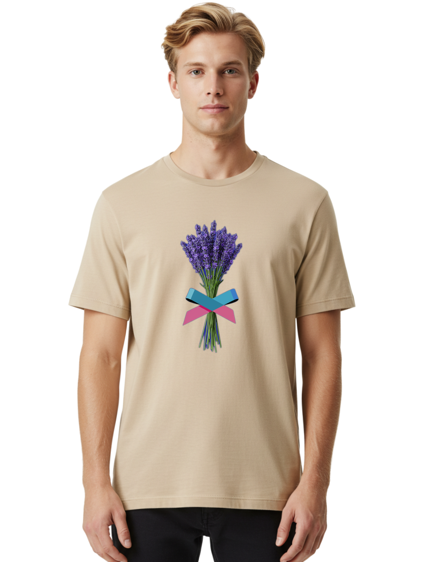 Lavender-Bouquet-16 Men'S Graphic Tee, 100% Cotton, Comfortable Casual Summer Wear, Machine Washable, Vintage Camera, Old Camera, Antique Camera, Black Camera, Classic Photography, Photography Equipment, Nostalgic Device, Film Camera, Baj541