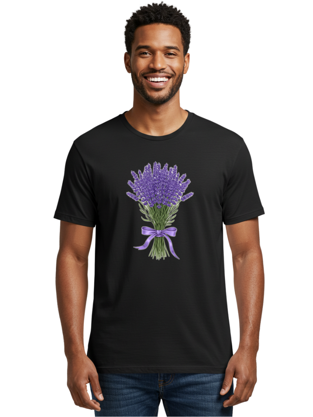 Lavender-Bouquet-9 Men'S Graphic Tee, 100% Cotton, Comfortable Casual Summer Wear, Machine Washable, Vintage Camera, Old Camera, Antique Camera, Black Camera, Classic Photography, Photography Equipment, Nostalgic Device, Film Camera, Baj557