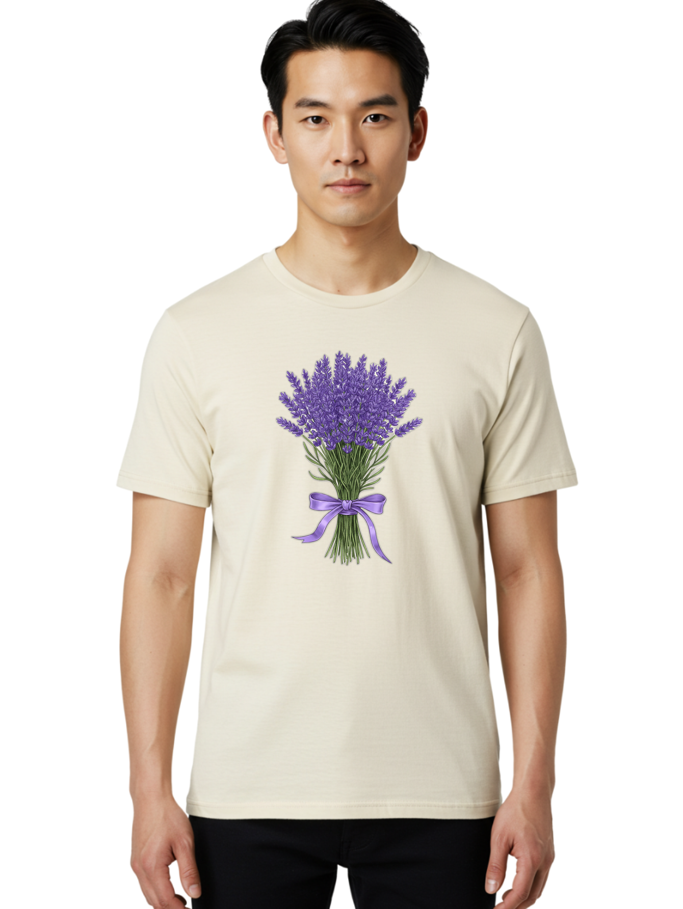 Lavender-Bouquet-9 Men'S Graphic Tee, 100% Cotton, Comfortable Casual Summer Wear, Machine Washable, Vintage Camera, Old Camera, Antique Camera, Black Camera, Classic Photography, Photography Equipment, Nostalgic Device, Film Camera, Baj557