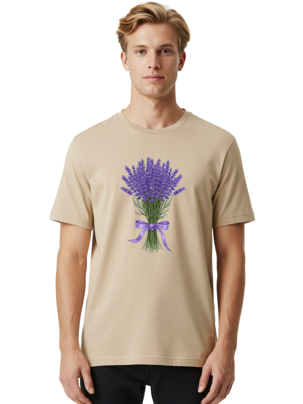 Lavender-Bouquet-9 Men'S Graphic Tee, 100% Cotton, Comfortable Casual Summer Wear, Machine Washable, Vintage Camera, Old Camera, Antique Camera, Black Camera, Classic Photography, Photography Equipment, Nostalgic Device, Film Camera, Baj557