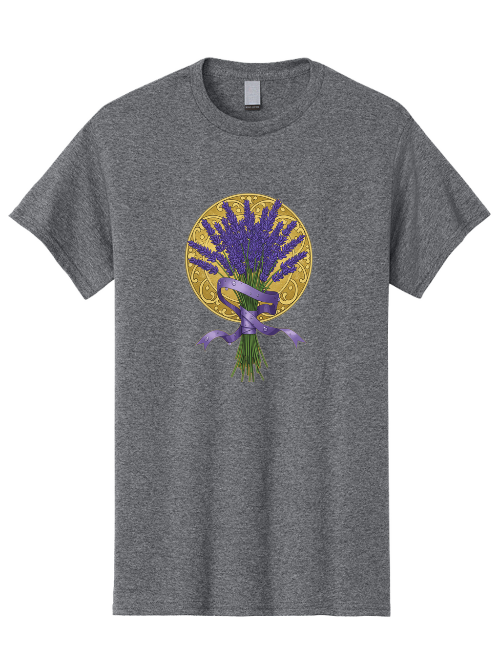 Lavender-Bouquet-Emblem Men'S Graphic Tee, 100% Cotton, Comfortable Casual Summer Wear, Machine Washable, Vintage Camera, Old Camera, Antique Camera, Black Camera, Classic Photography, Photography Equipment, Nostalgic Device, Film Camera, Baj558