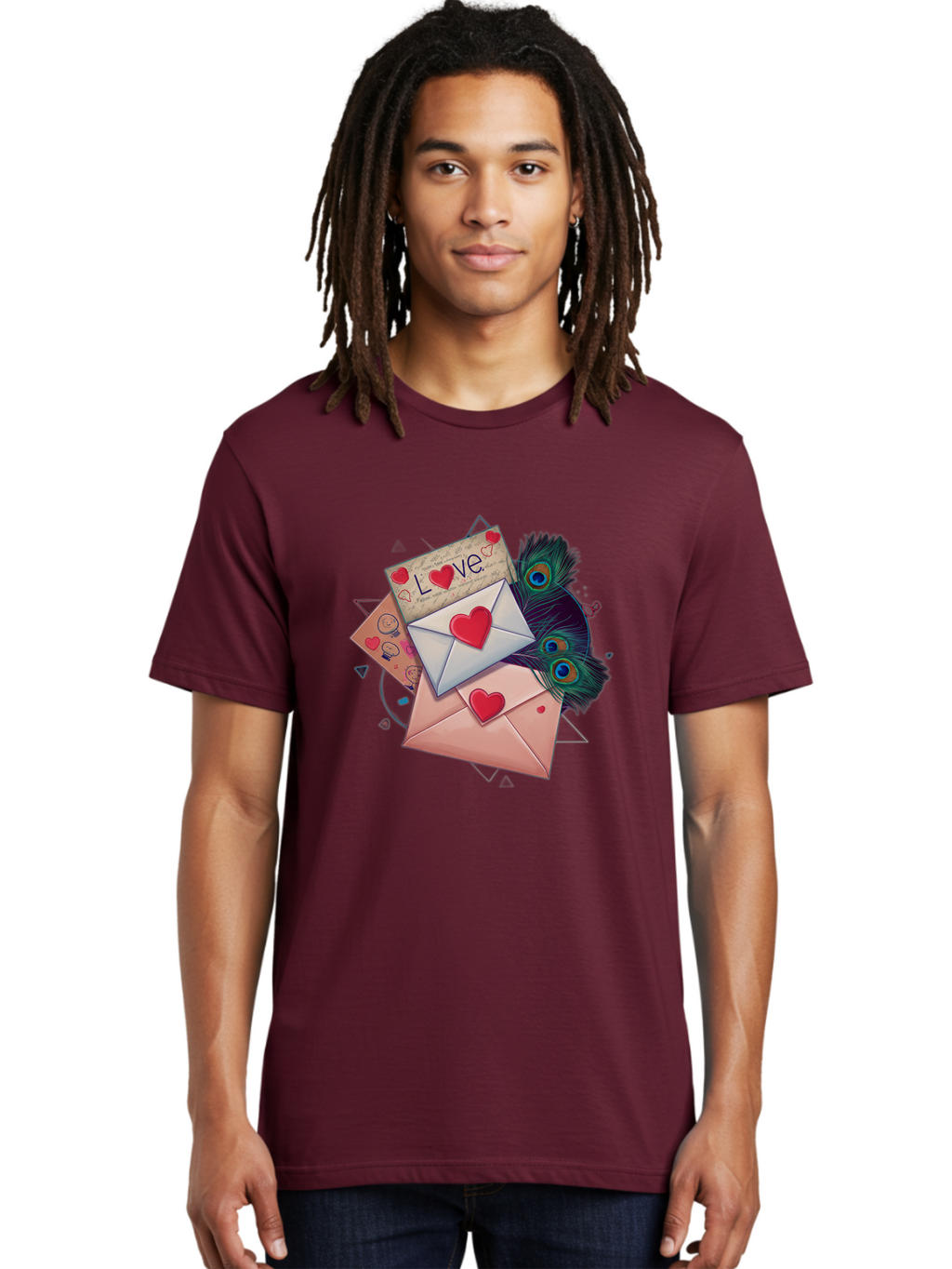Love-Letters-1 Men'S Graphic Tee, 100% Cotton, Comfortable Casual Summer Wear, Machine Washable, Vintage Camera, Old Camera, Antique Camera, Black Camera, Classic Photography, Photography Equipment, Nostalgic Device, Film Camera, Camera Art Baj568