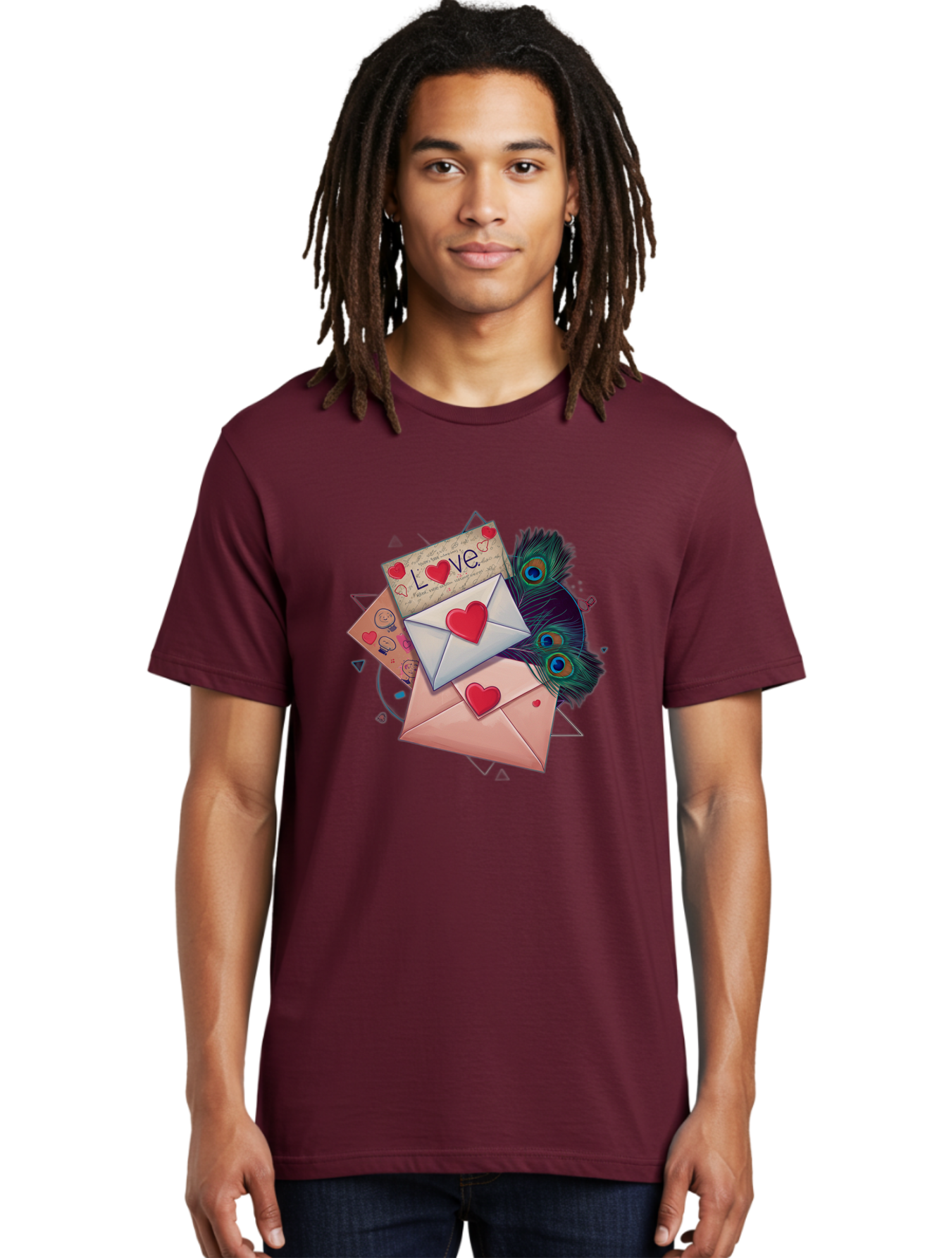 Love-Letters-1 Men'S Graphic Tee, 100% Cotton, Comfortable Casual Summer Wear, Machine Washable, Vintage Camera, Old Camera, Antique Camera, Black Camera, Classic Photography, Photography Equipment, Nostalgic Device, Film Camera, Camera Art Baj568