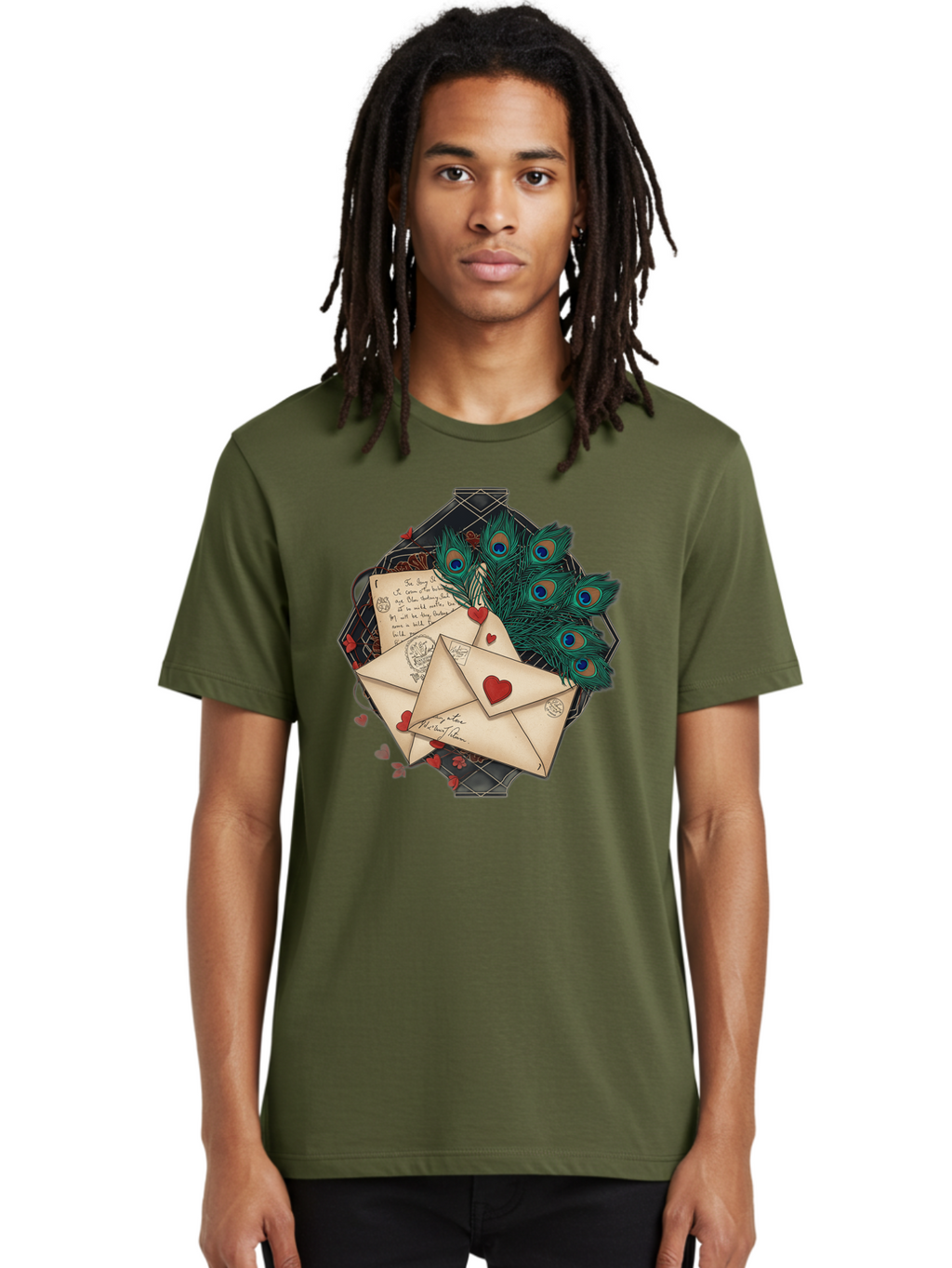 Love-Letters-2 Men'S Graphic Tee, 100% Cotton, Comfortable Casual Summer Wear, Machine Washable, Vintage Camera, Old Camera, Antique Camera, Black Camera, Classic Photography, Photography Equipment, Nostalgic Device, Film Camera, Camera Art Baj569