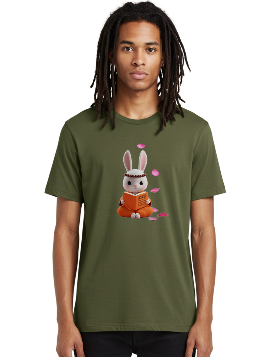 Meditation-Rabbit Men'S Graphic Tee, 100% Cotton, Comfortable Casual Summer Wear, Machine Washable, Vintage Camera, Old Camera, Antique Camera, Black Camera, Classic Photography, Photography Equipment, Nostalgic Device, Film Camera, Camera Art Baj573
