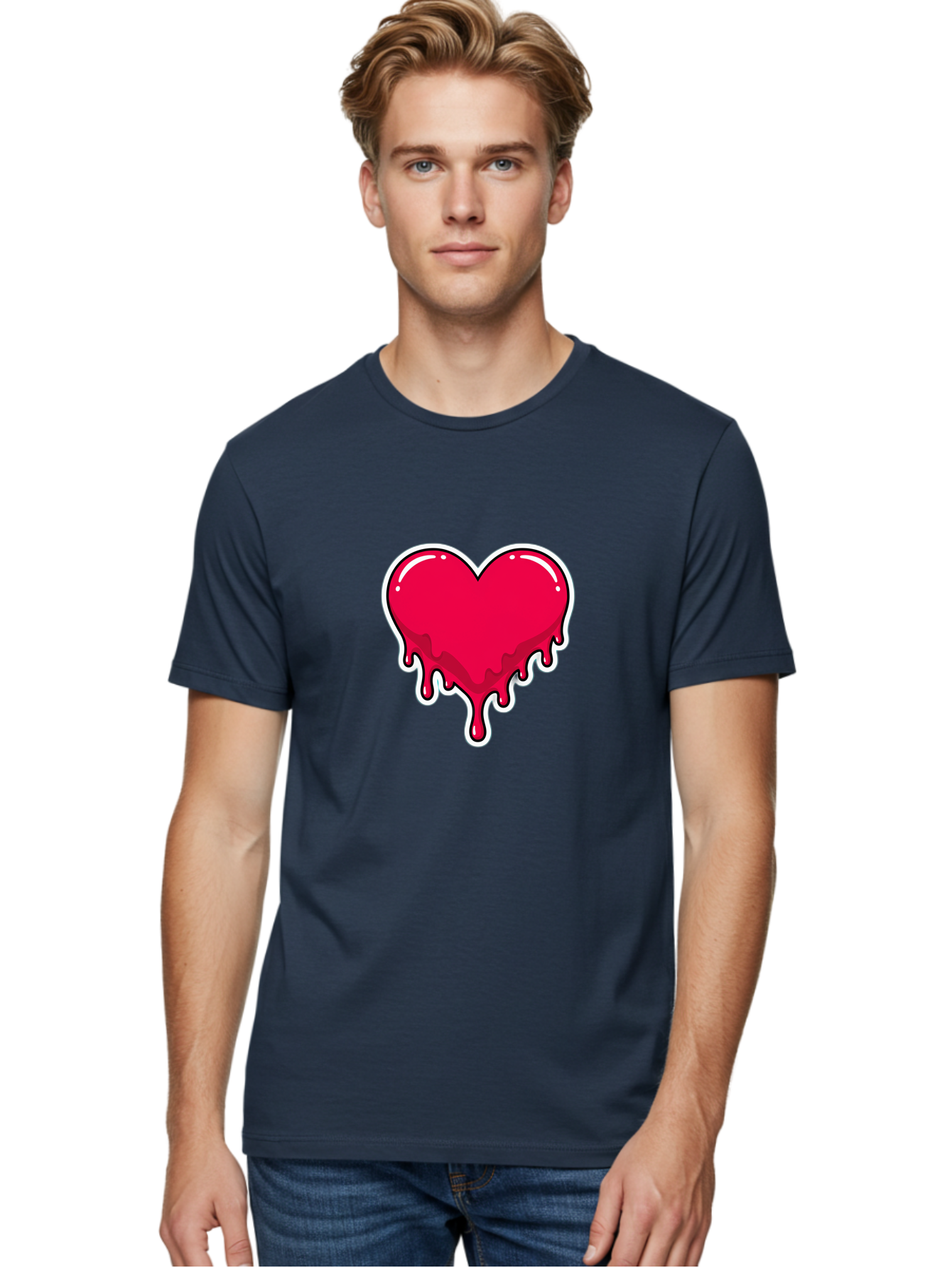 Melting-Heart-11 Men'S Graphic Tee, 100% Cotton, Comfortable Casual Summer Wear, Machine Washable, Vintage Camera, Old Camera, Antique Camera, Black Camera, Classic Photography, Photography Equipment, Nostalgic Device, Film Camera, Camera Art Baj576