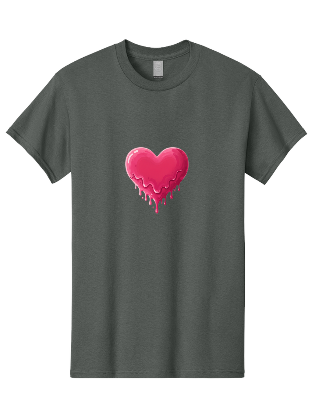 Melting-Heart-2 Men'S Graphic Tee, 100% Cotton, Comfortable Casual Summer Wear, Machine Washable, Vintage Camera, Old Camera, Antique Camera, Black Camera, Classic Photography, Photography Equipment, Nostalgic Device, Film Camera, Camera Art Baj580