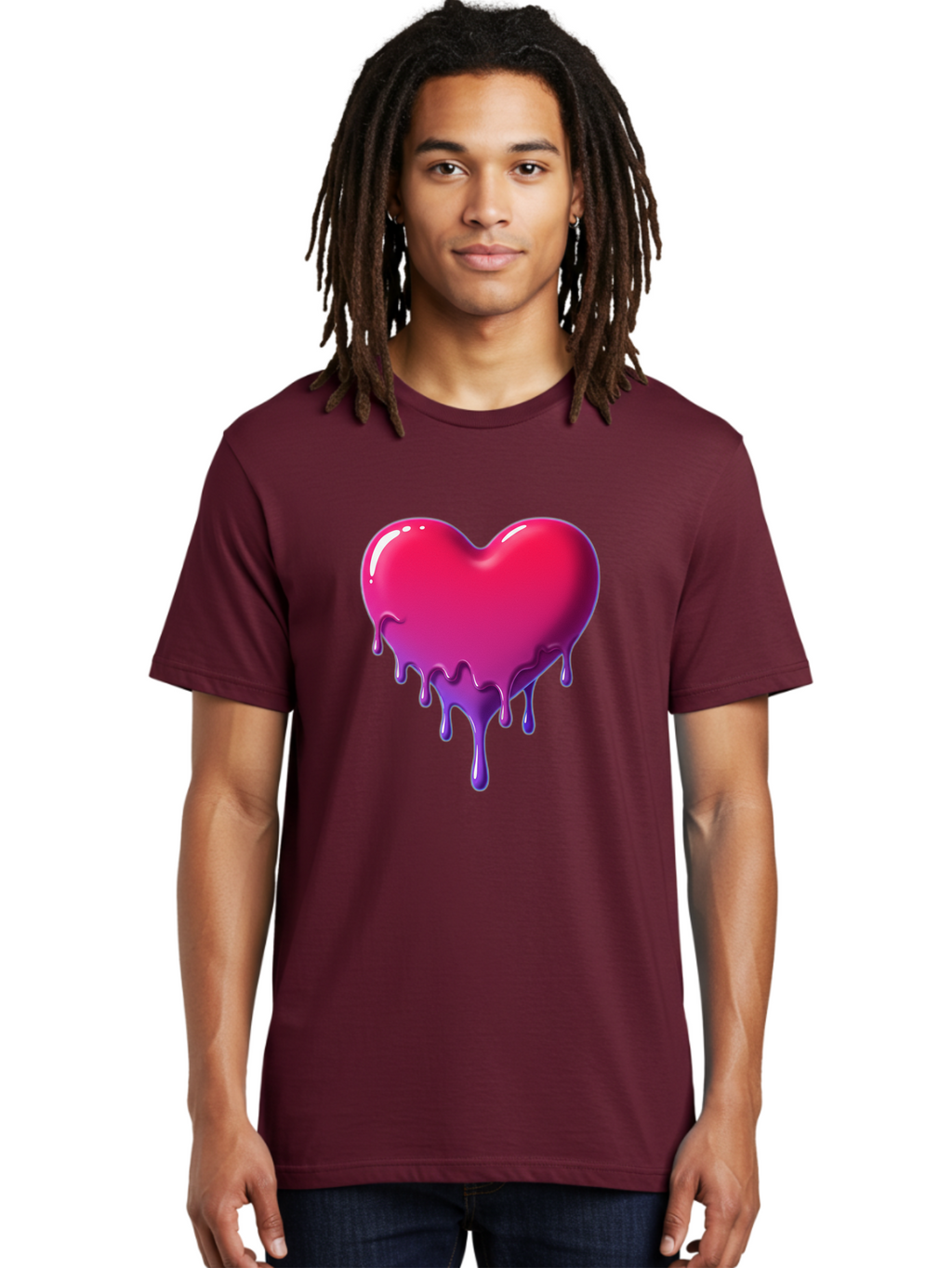 Melting-Heart-5 Men'S Graphic Tee, 100% Cotton, Comfortable Casual Summer Wear, Machine Washable, Vintage Camera, Old Camera, Antique Camera, Black Camera, Classic Photography, Photography Equipment, Nostalgic Device, Film Camera, Camera Art Baj583