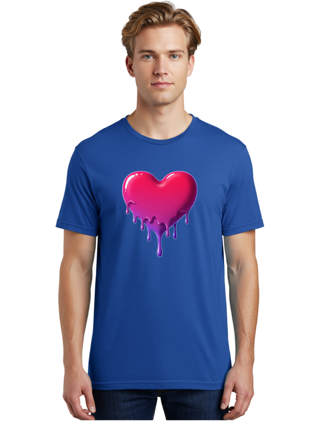 Melting-Heart-5 Men'S Graphic Tee, 100% Cotton, Comfortable Casual Summer Wear, Machine Washable, Vintage Camera, Old Camera, Antique Camera, Black Camera, Classic Photography, Photography Equipment, Nostalgic Device, Film Camera, Camera Art Baj583