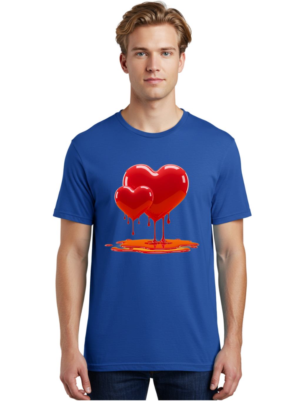 Melting-Heart-9 Men'S Graphic Tee, 100% Cotton, Comfortable Casual Summer Wear, Machine Washable, Vintage Camera, Old Camera, Antique Camera, Black Camera, Classic Photography, Photography Equipment, Nostalgic Device, Film Camera, Camera Art Baj587