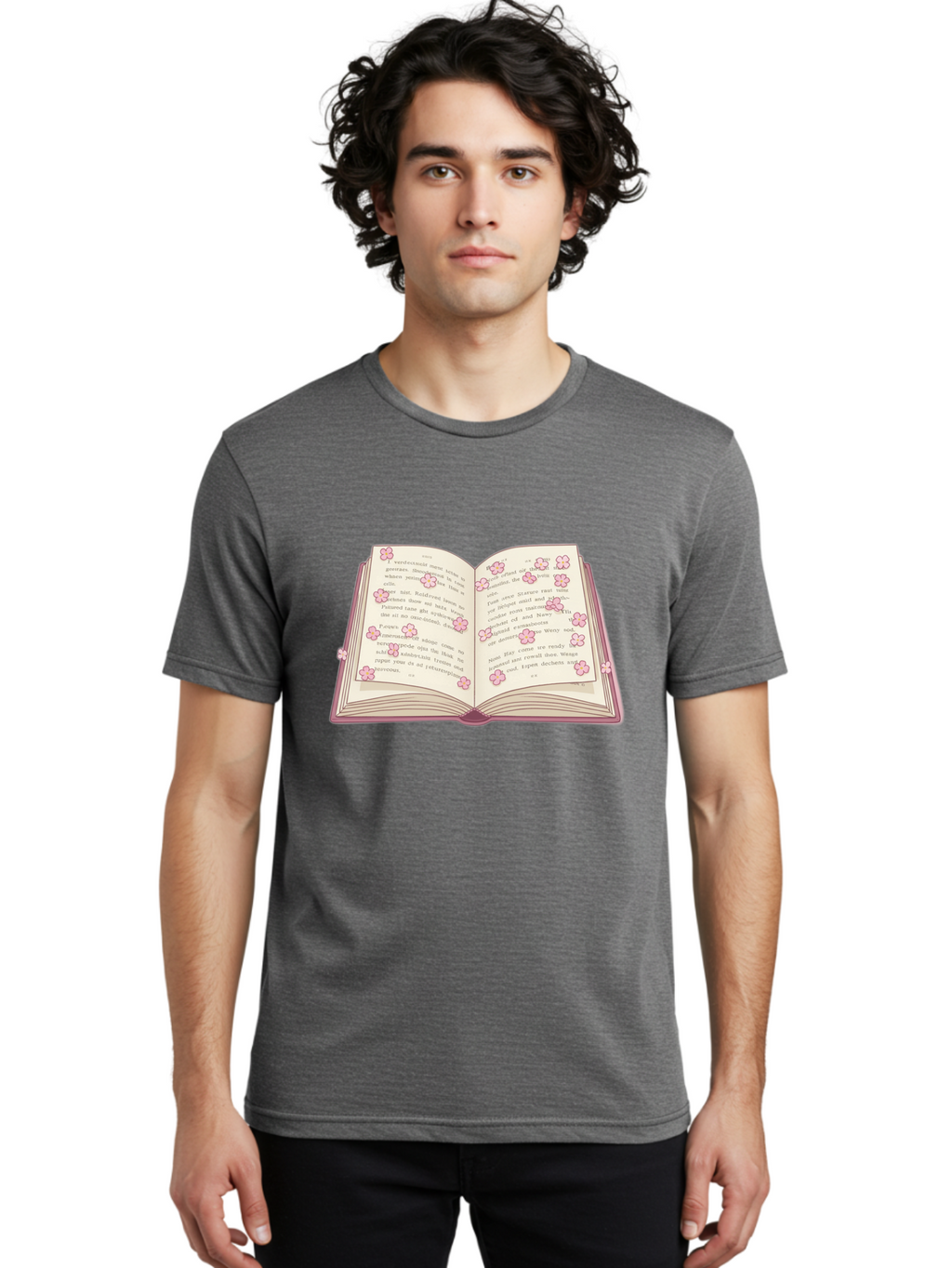 Open-Book-1 Men'S Graphic Tee, 100% Cotton, Comfortable Casual Summer Wear, Machine Washable, Vintage Camera, Old Camera, Antique Camera, Black Camera, Classic Photography, Photography Equipment, Nostalgic Device, Film Camera, Camera Art Baj597
