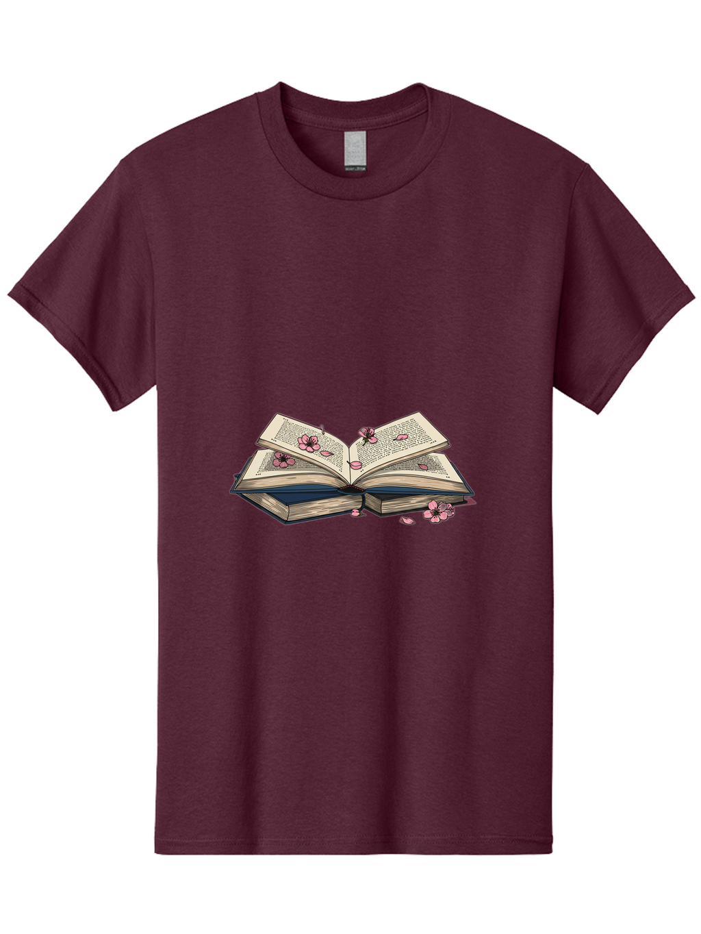 Open-Book-With-Flowers Men'S Graphic Tee, 100% Cotton, Comfortable Casual Summer Wear, Machine Washable, Vintage Camera, Old Camera, Antique Camera, Black Camera, Classic Photography, Photography Equipment, Nostalgic Device, Film Camera, Baj600