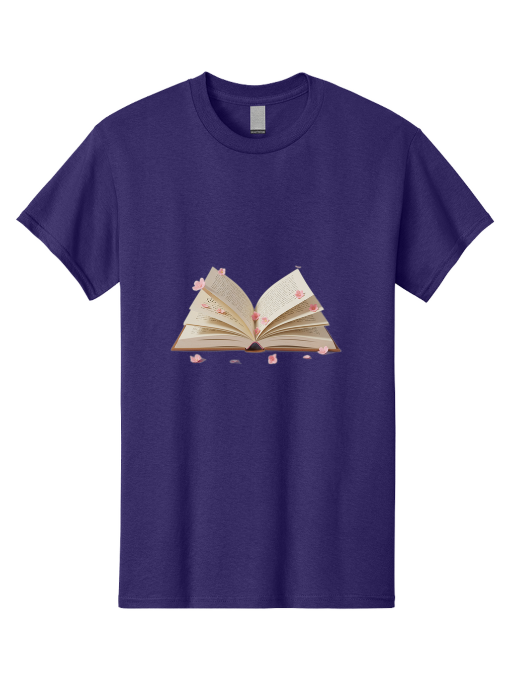 Open-Book-With-Pink-Petals Men'S Graphic Tee, 100% Cotton, Comfortable Casual Summer Wear, Machine Washable, Vintage Camera, Old Camera, Antique Camera, Black Camera, Classic Photography, Photography Equipment, Nostalgic Device, Film Camera, Baj601