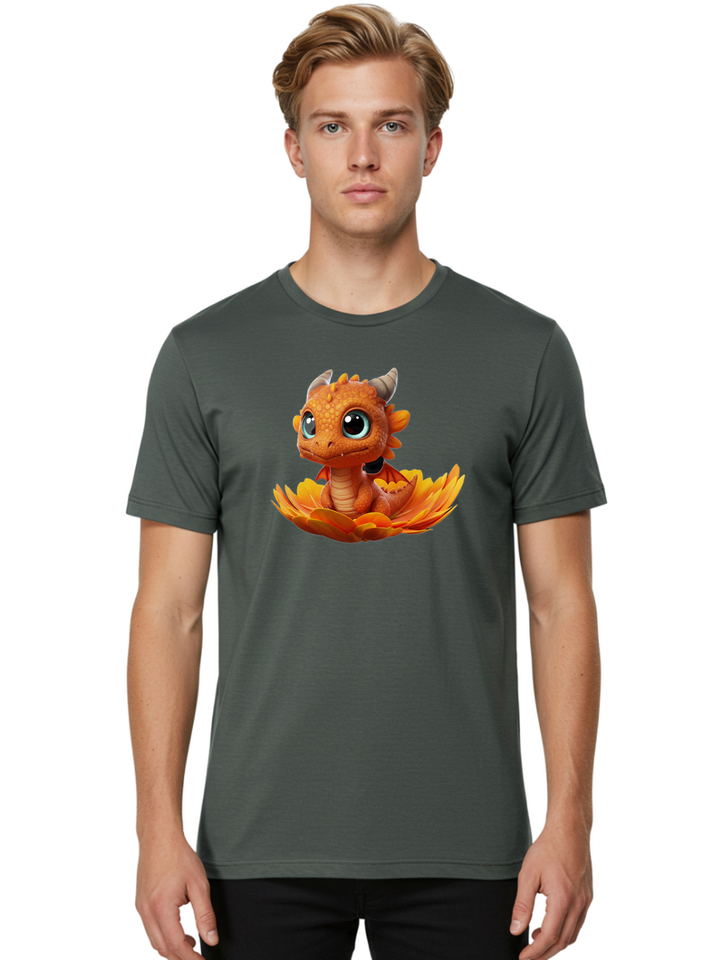 Orange-Dragon Men'S Graphic Tee, 100% Cotton, Comfortable Casual Summer Wear, Machine Washable, Vintage Camera, Old Camera, Antique Camera, Black Camera, Classic Photography, Photography Equipment, Nostalgic Device, Film Camera, Camera Art Baj604