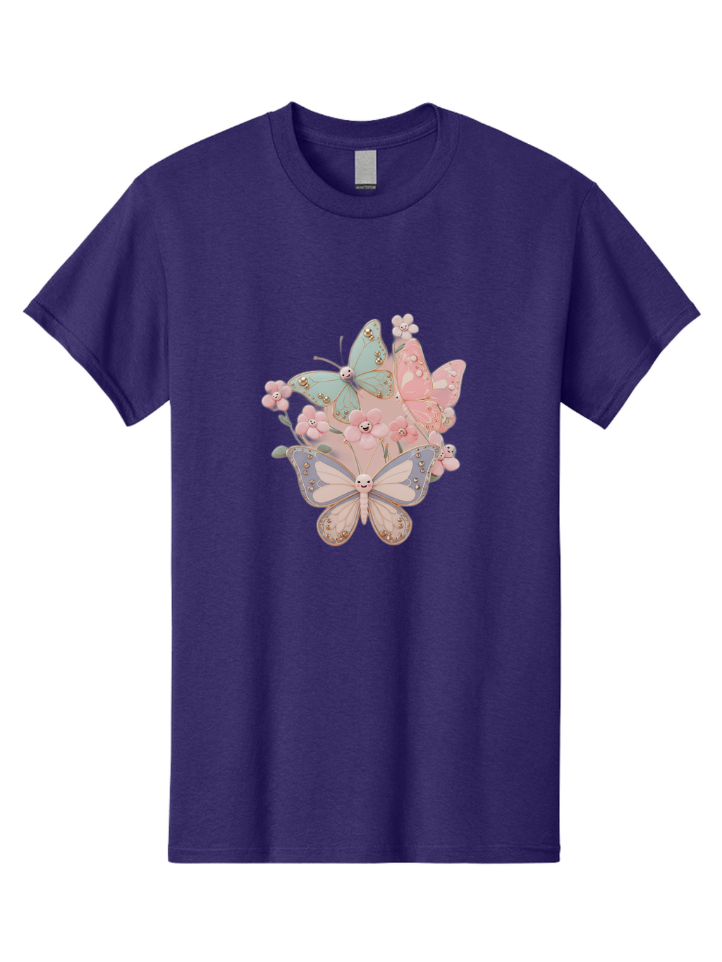 Pastel-Butterflies Men'S Graphic Tee, 100% Cotton, Comfortable Casual Summer Wear, Machine Washable, Vintage Camera, Old Camera, Antique Camera, Black Camera, Classic Photography, Photography Equipment, Nostalgic Device, Film Camera, Baj614