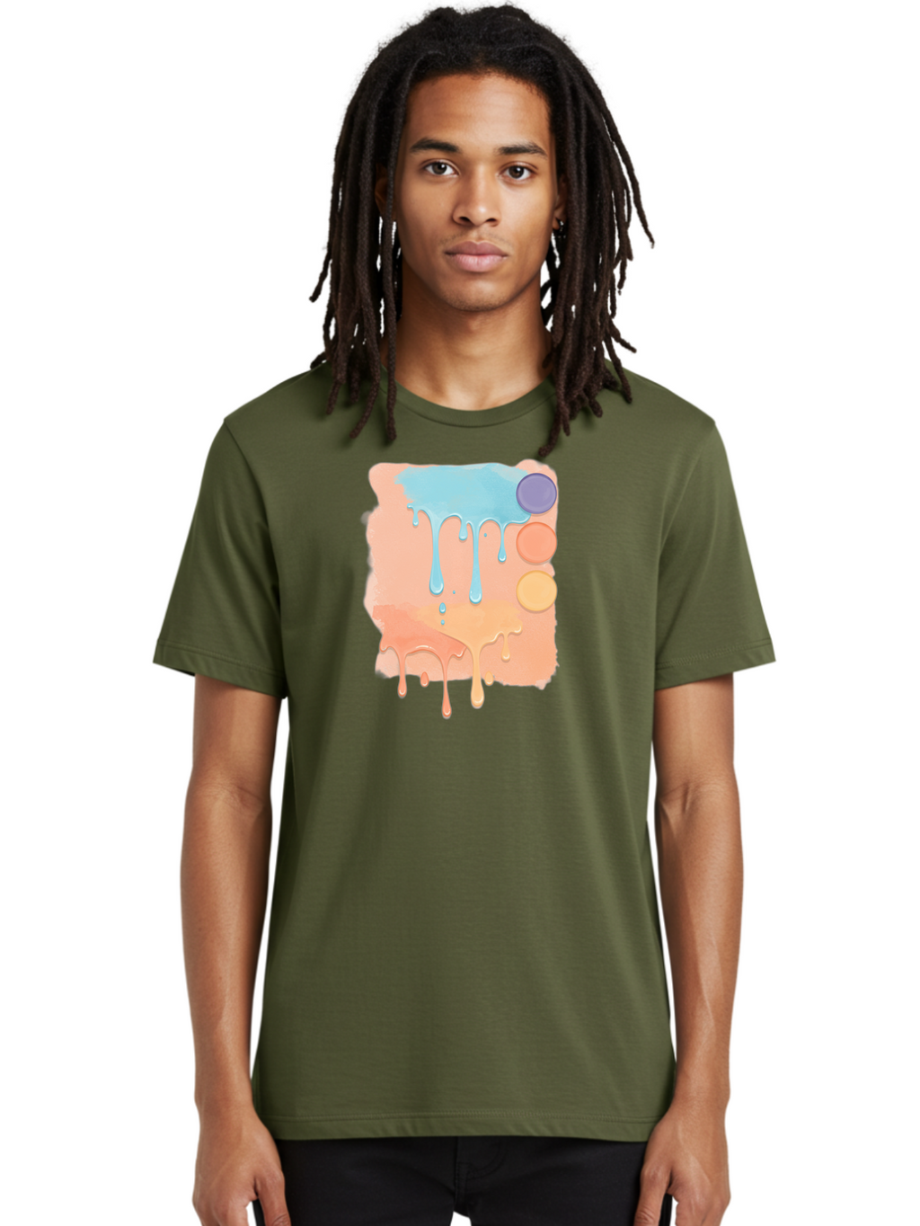 Pastel-Paint-Splash Men'S Graphic Tee, 100% Cotton, Comfortable Casual Summer Wear, Machine Washable, Vintage Camera, Old Camera, Antique Camera, Black Camera, Classic Photography, Photography Equipment, Nostalgic Device, Film Camera, Baj619