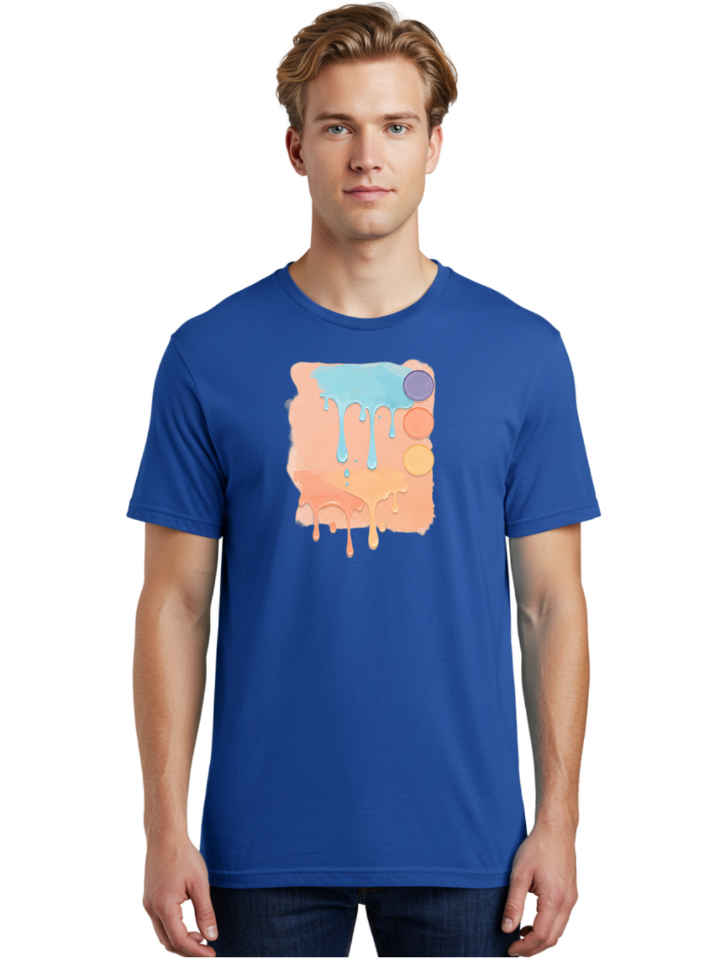 Pastel-Paint-Splash Men'S Graphic Tee, 100% Cotton, Comfortable Casual Summer Wear, Machine Washable, Vintage Camera, Old Camera, Antique Camera, Black Camera, Classic Photography, Photography Equipment, Nostalgic Device, Film Camera, Baj619