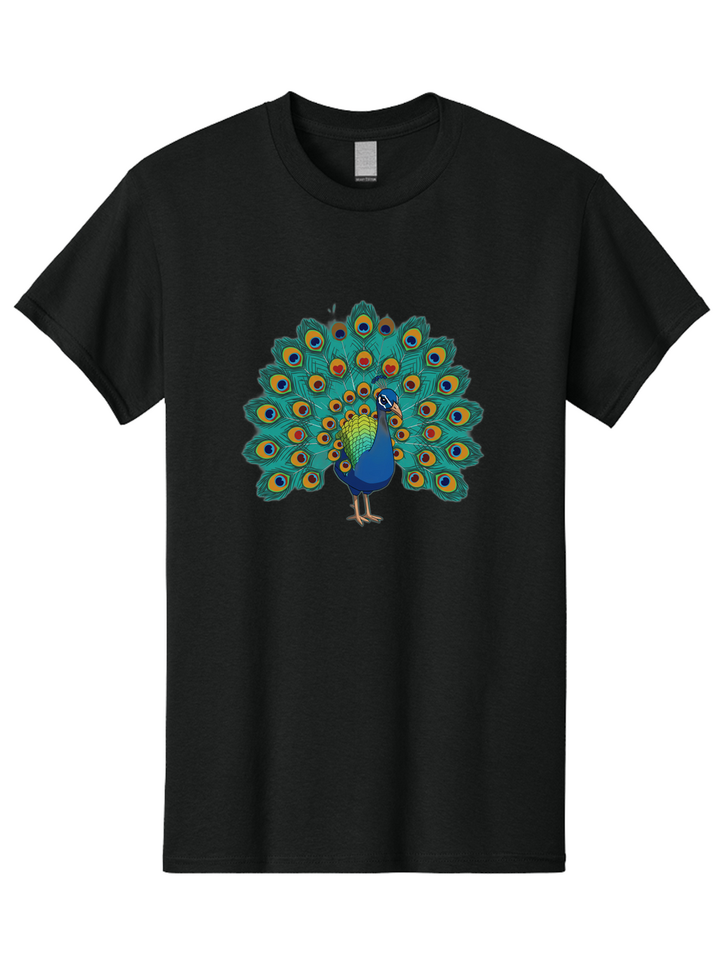 Peacock-4 Men'S Graphic Tee, 100% Cotton, Comfortable Casual Summer Wear, Machine Washable, Vintage Camera, Old Camera, Antique Camera, Black Camera, Classic Photography, Photography Equipment, Nostalgic Device, Film Camera, Camera Art Baj623