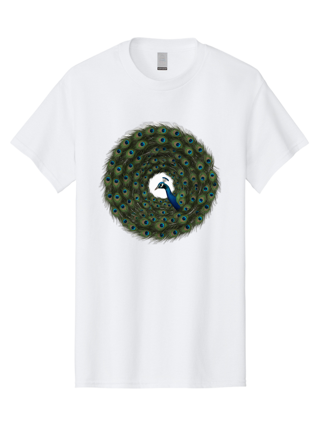 Peacock-Feathers-1 Men'S Graphic Tee, 100% Cotton, Comfortable Casual Summer Wear, Machine Washable, Vintage Camera, Old Camera, Antique Camera, Black Camera, Classic Photography, Photography Equipment, Nostalgic Device, Film Camera, Baj629