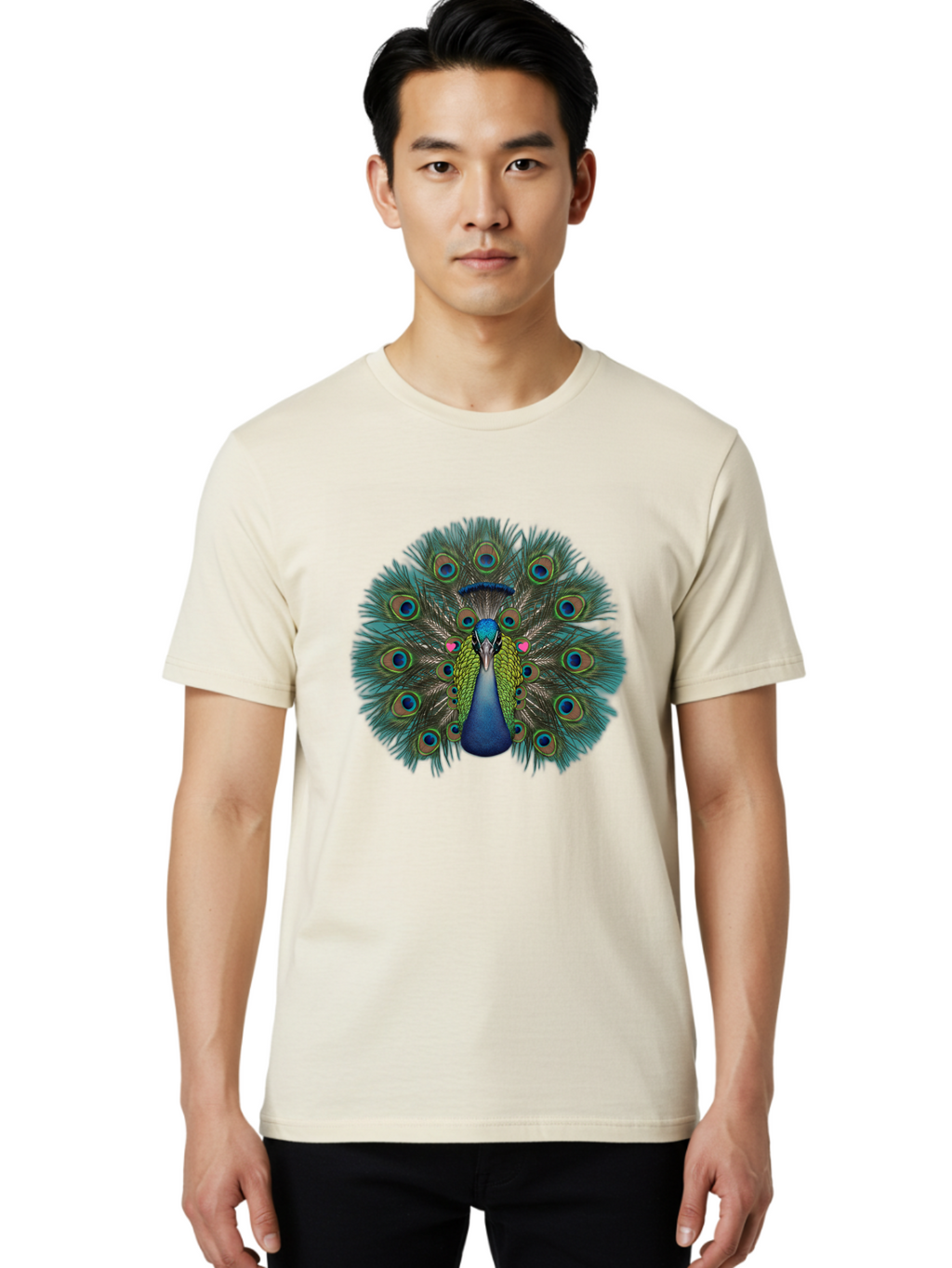 Peacock Men'S Graphic Tee, 100% Cotton, Comfortable Casual Summer Wear, Machine Washable, Vintage Camera, Old Camera, Antique Camera, Black Camera, Classic Photography, Photography Equipment, Nostalgic Device, Film Camera, Camera Art Baj635