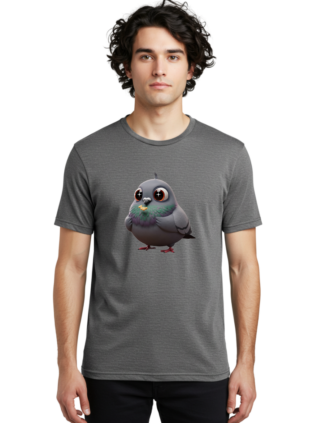 Pigeon-1 Men'S Graphic Tee, 100% Cotton, Comfortable Casual Summer Wear, Machine Washable, Vintage Camera, Old Camera, Antique Camera, Black Camera, Classic Photography, Photography Equipment, Nostalgic Device, Film Camera, Camera Art Baj636