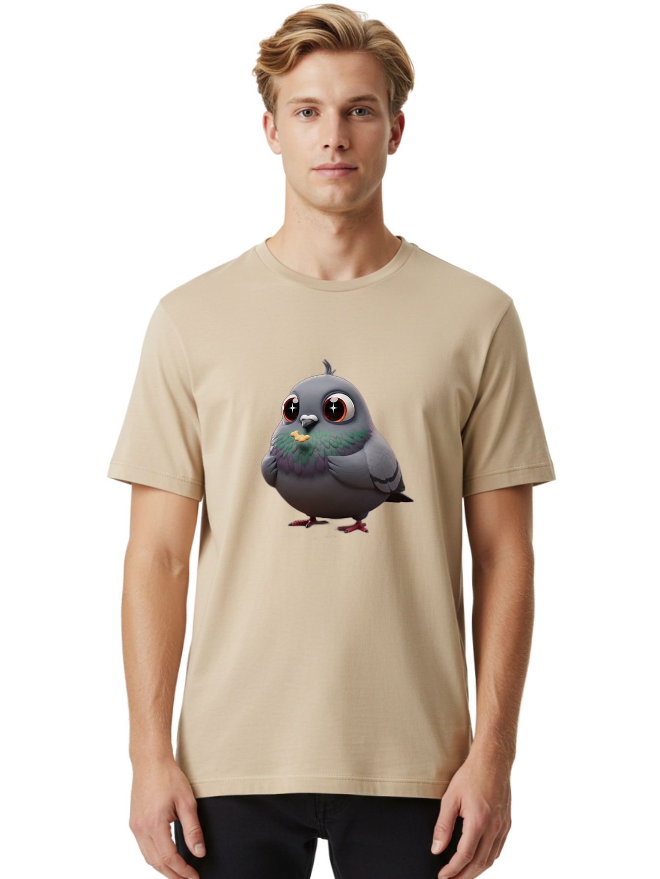 Pigeon-1 Men'S Graphic Tee, 100% Cotton, Comfortable Casual Summer Wear, Machine Washable, Vintage Camera, Old Camera, Antique Camera, Black Camera, Classic Photography, Photography Equipment, Nostalgic Device, Film Camera, Camera Art Baj636