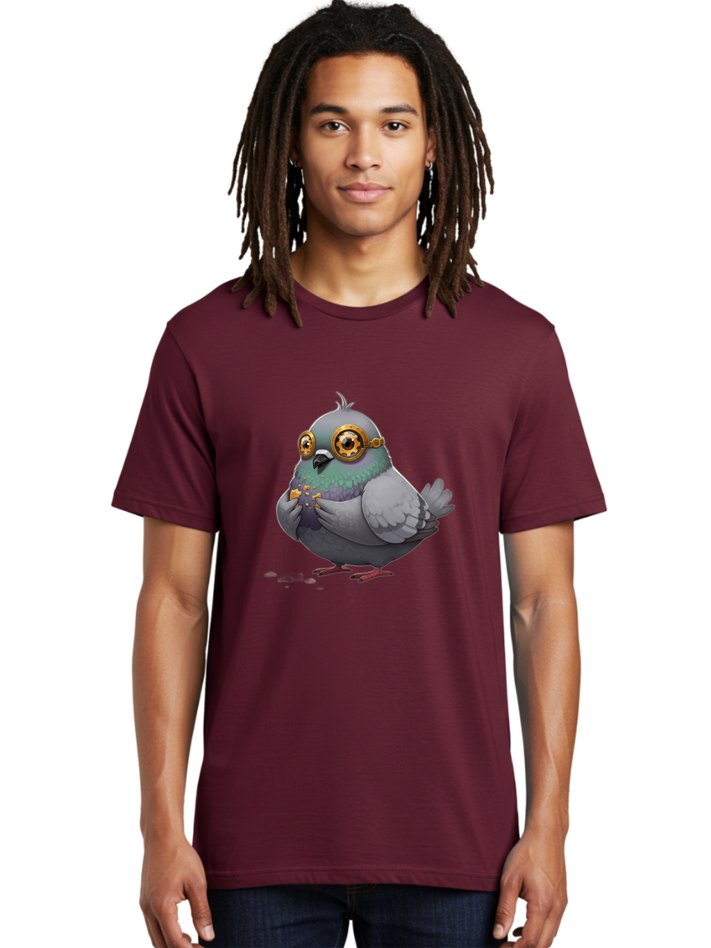 Pigeon-Goggles Men'S Graphic Tee, 100% Cotton, Comfortable Casual Summer Wear, Machine Washable, Vintage Camera, Old Camera, Antique Camera, Black Camera, Classic Photography, Photography Equipment, Nostalgic Device, Film Camera, Camera Art Baj640