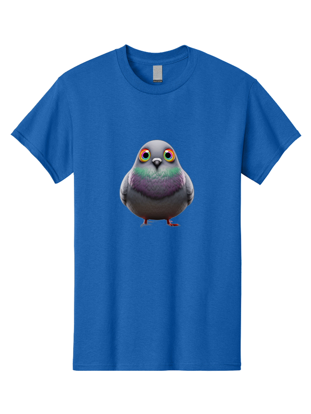 Pigeon-With-Rainbow-Eyes Men'S Graphic Tee, 100% Cotton, Comfortable Casual Summer Wear, Machine Washable, Vintage Camera, Old Camera, Antique Camera, Black Camera, Classic Photography, Photography Equipment, Nostalgic Device, Film Camera, Baj646