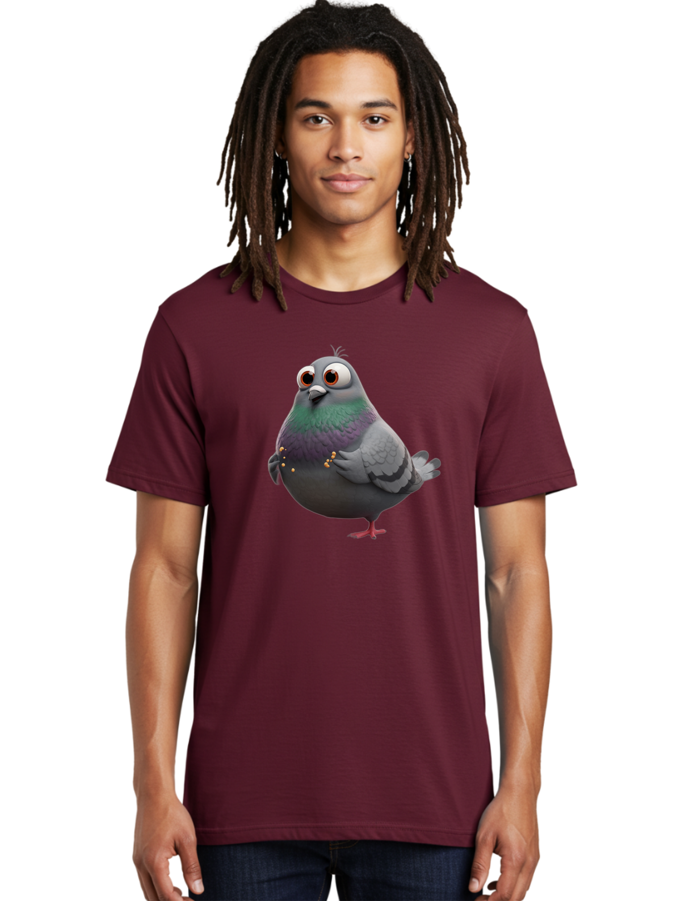 Pigeon Men'S Graphic Tee, 100% Cotton, Comfortable Casual Summer Wear, Machine Washable, Vintage Camera, Old Camera, Antique Camera, Black Camera, Classic Photography, Photography Equipment, Nostalgic Device, Film Camera, Camera Art Baj647
